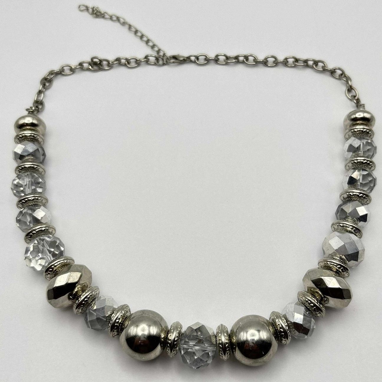 Other Y2K Silver Beaded Necklace Size ONE SIZE - 3 Thumbnail