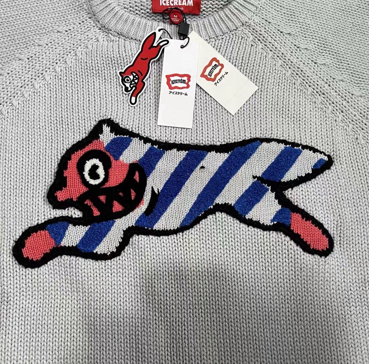 Billionaire Boys Club BBC ICECREAM Hand-Knit Flying Dog Sweater Size US L / EU 52-54 / 3 - 4 Thumbnail