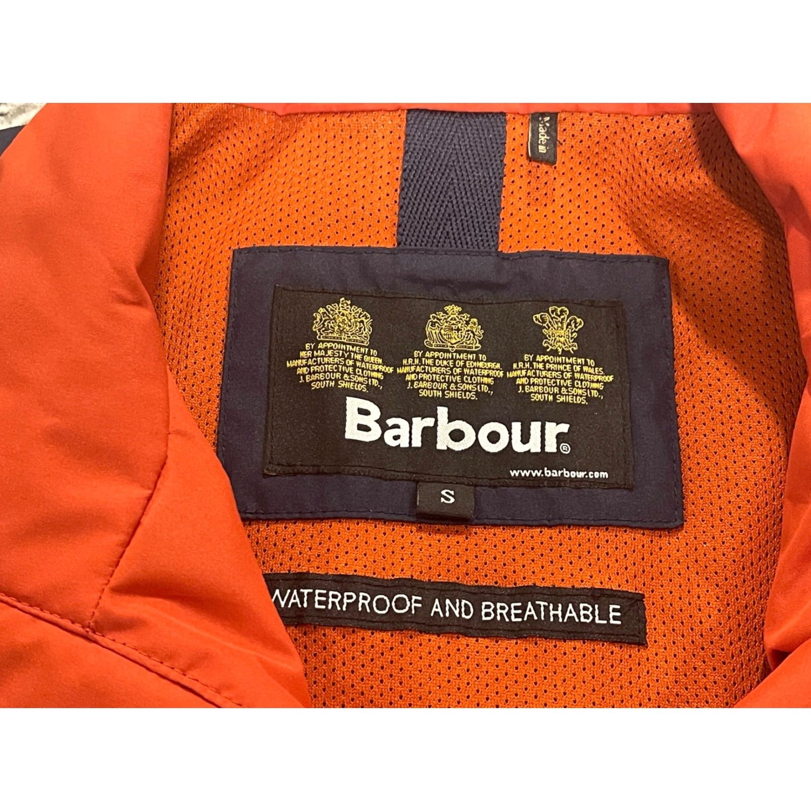 Barbour BARBOUR Navy RYE Waterproof Breathable Slim Fit Weather Comfort Jacket Sz S Size US S / EU 44-46 / 1 - 5 Thumbnail