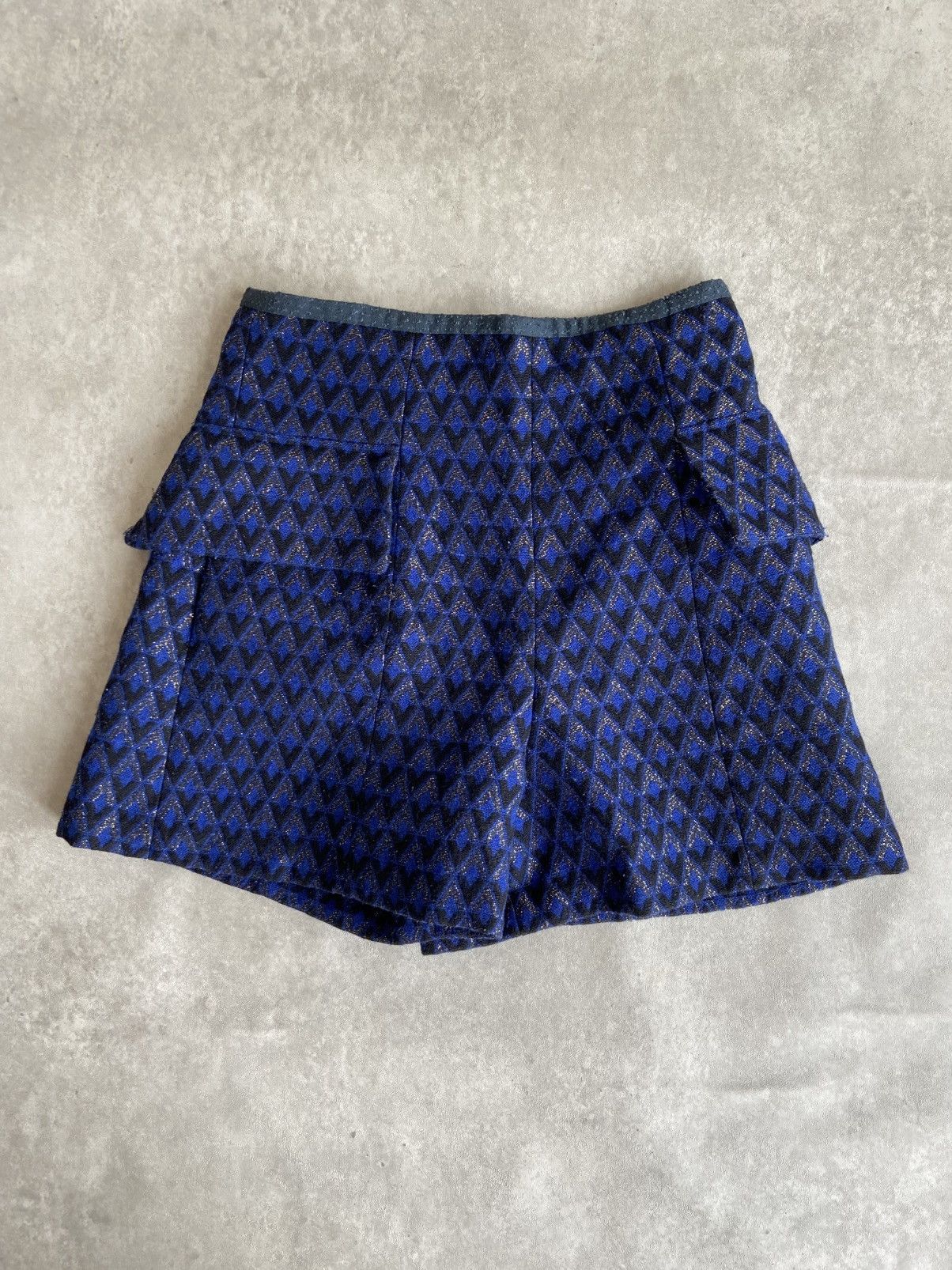 If Six Was Nine × Jil Sander × Jil Stuart JILL Stuart Mini Skirt V Pattern Size 26" / US 2 / IT 38 - 1 Thumbnail