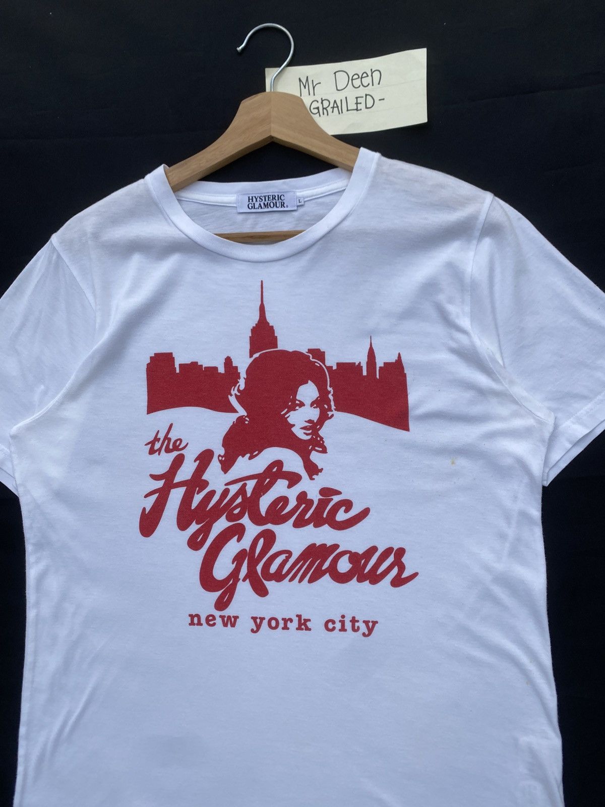 Hysteric Glamour Rare Hysteric Glamour New York City White Tshirt Size US M / EU 48-50 / 2 - 7 Thumbnail