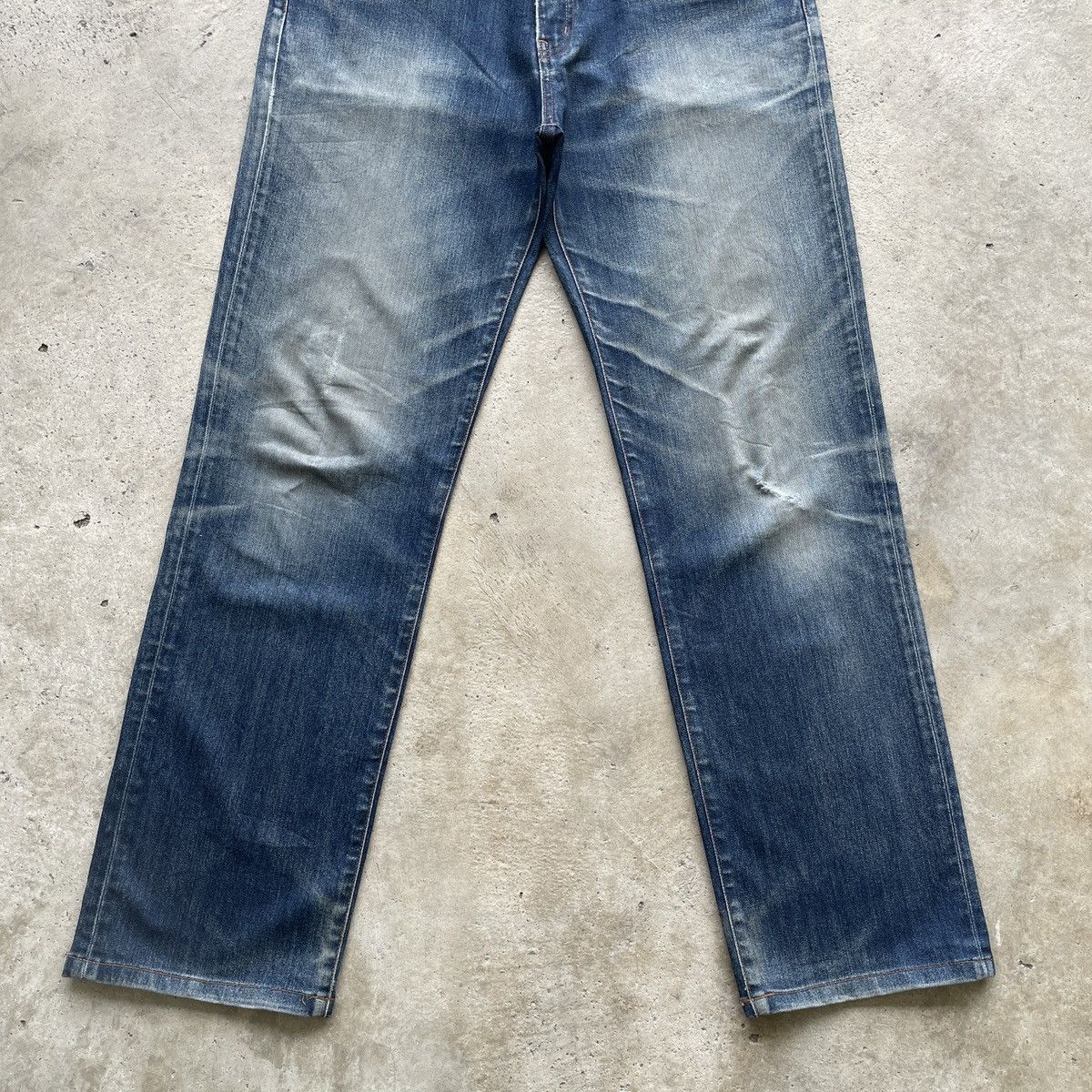 Japanese Brand Vintage Japanese StoneWash Faded Jeans Denim Pants W32x30 Size US 32 / EU 48 - 4 Thumbnail