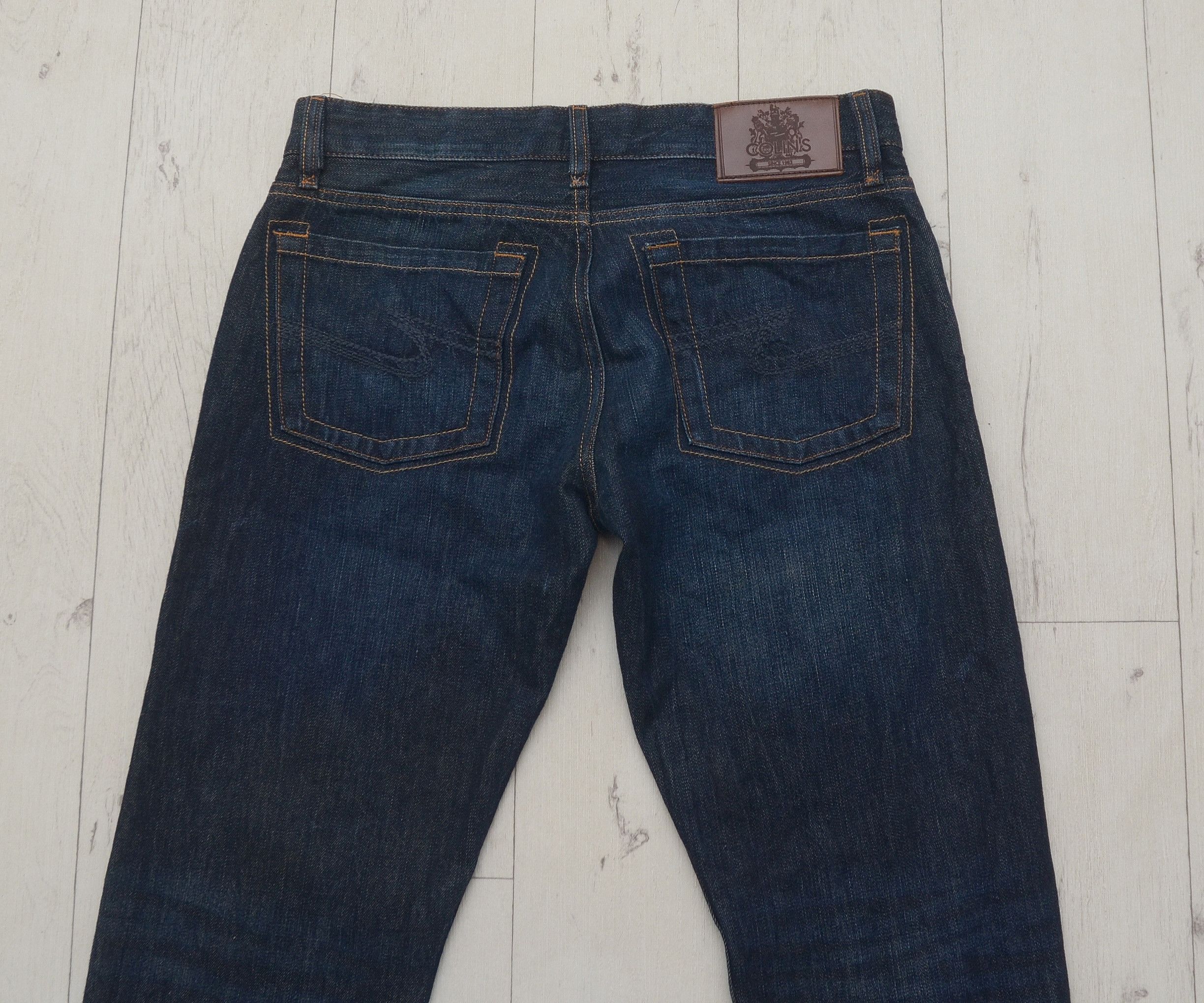 Japanese Brand Colins Dark Blue Selvedge Spellbound Denim Jeans 31x30 Size US 31 - 10 Thumbnail