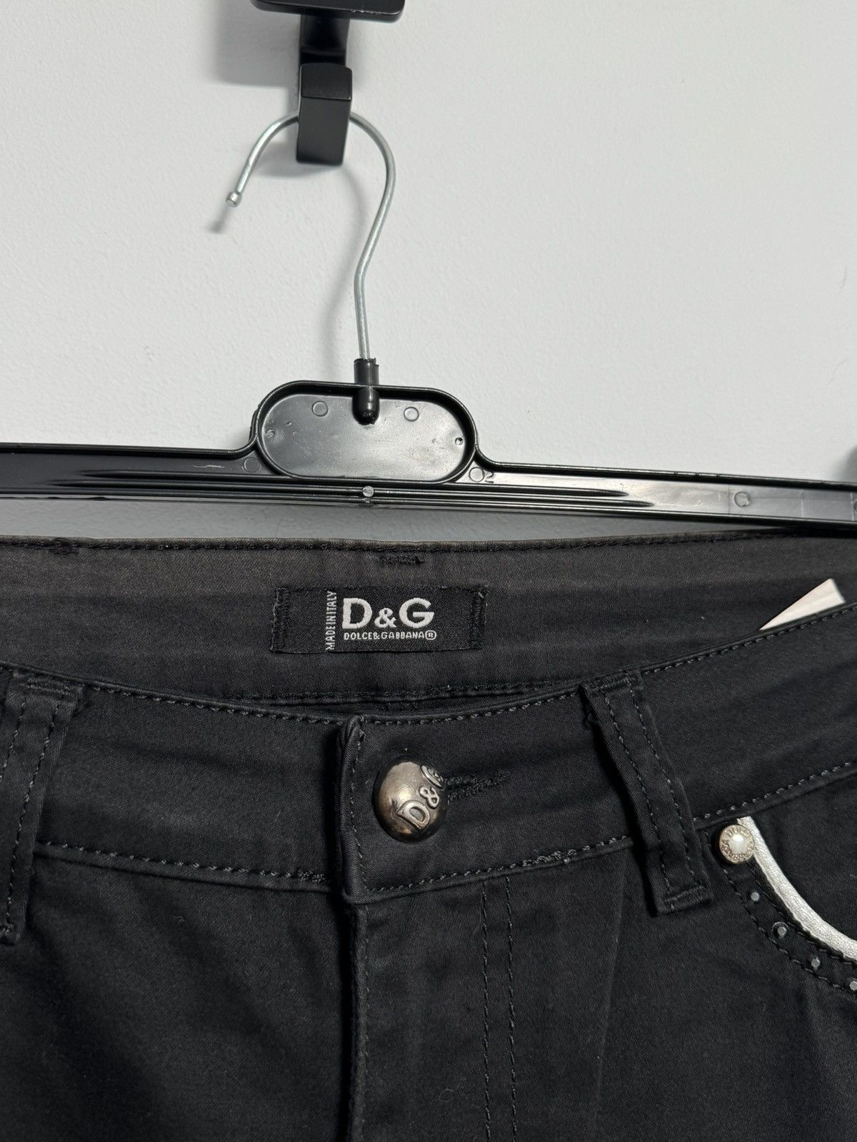 Dolce & Gabbana Dolce&Gabbana Women’s Jeans Pants Luxury Black Size 31" - 13 Thumbnail