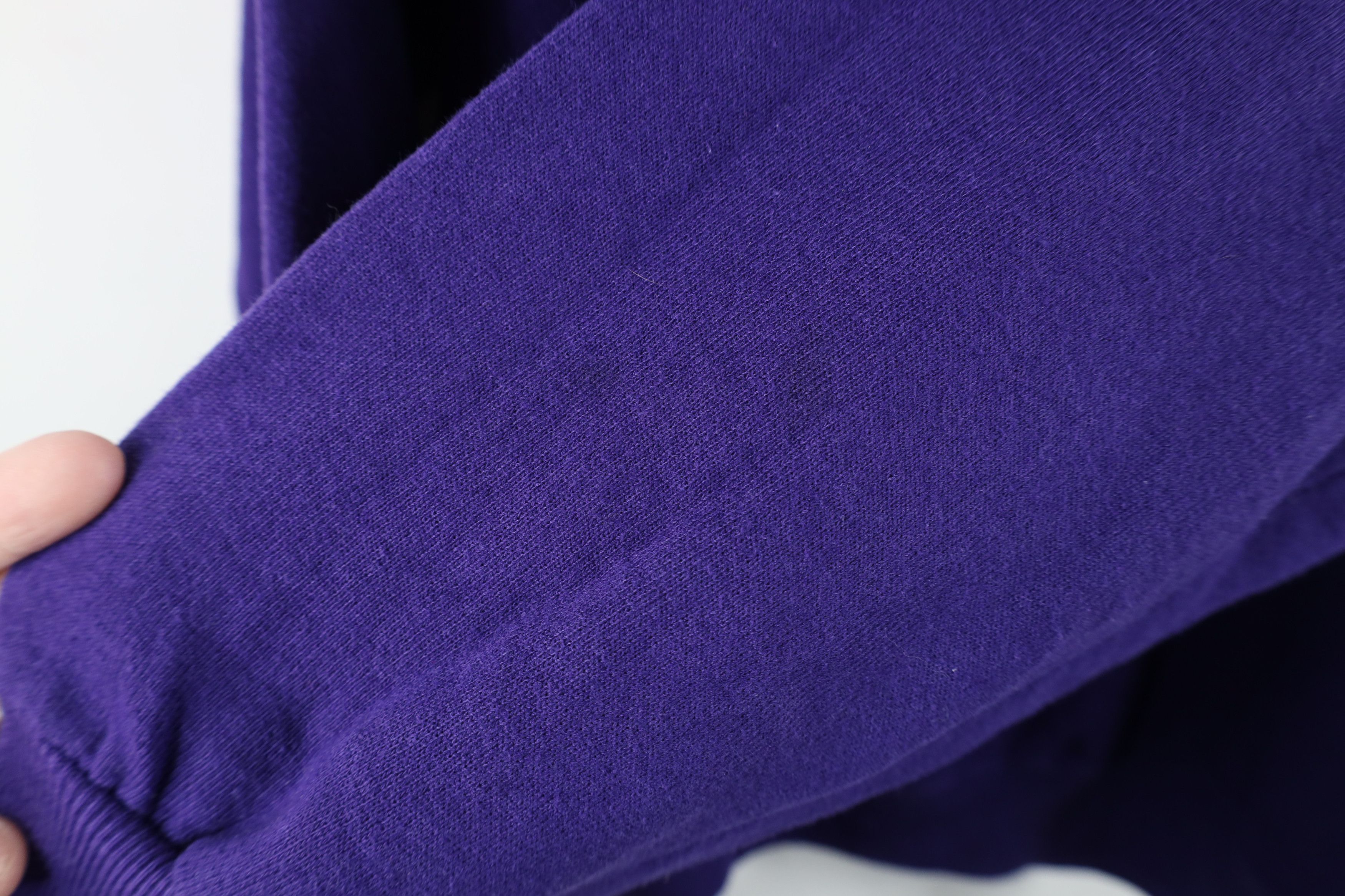 Vintage Vintage 90s Streetwear Blank Crewneck Sweatshirt Purple USA Size M / US 6-8 / IT 42-44 - 9 Thumbnail