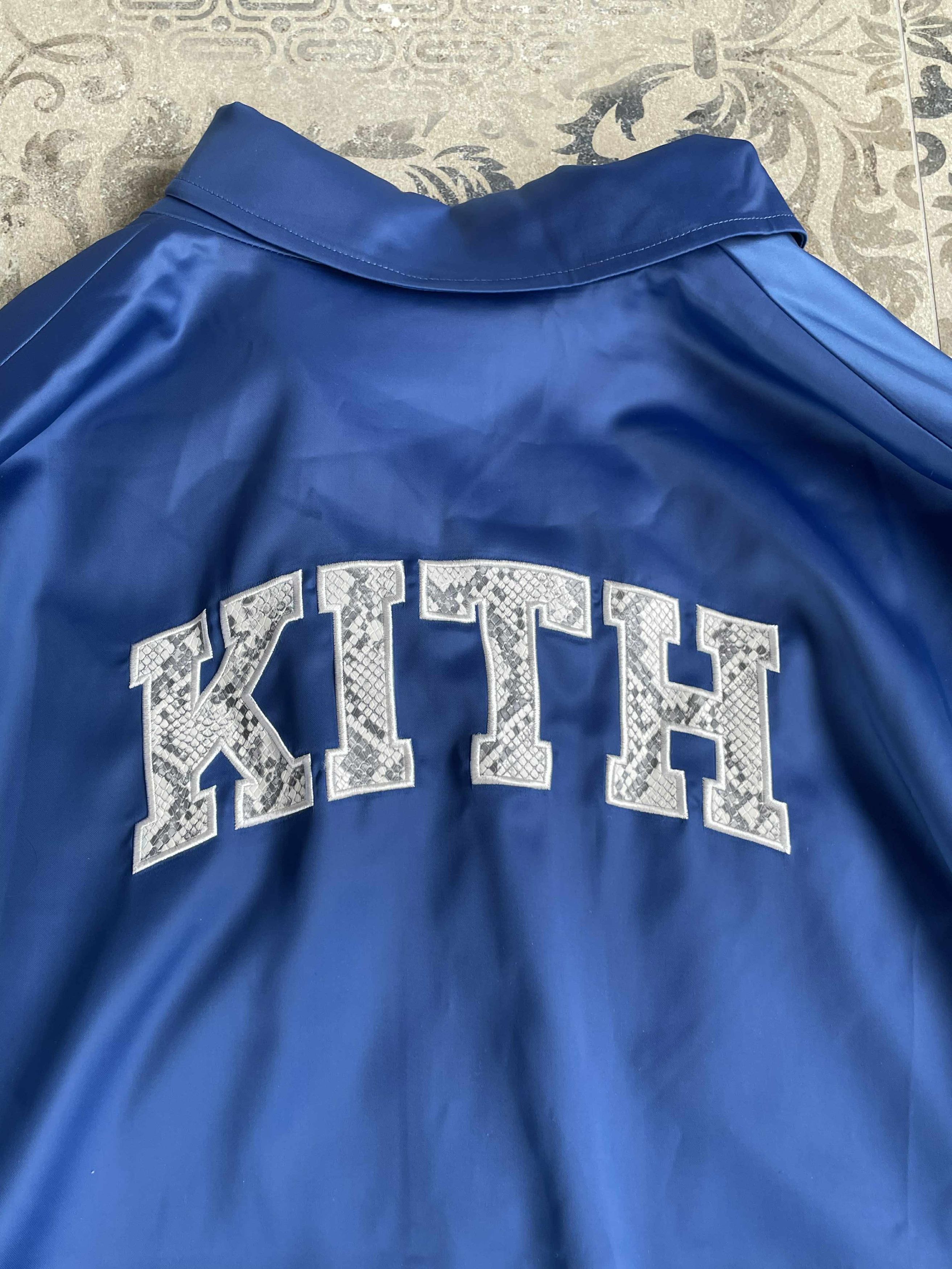 Kith Kith x Dodgers La MLB coaches Jacket Blue Size L Size US L / EU 52-54 / 3 - 4 Thumbnail