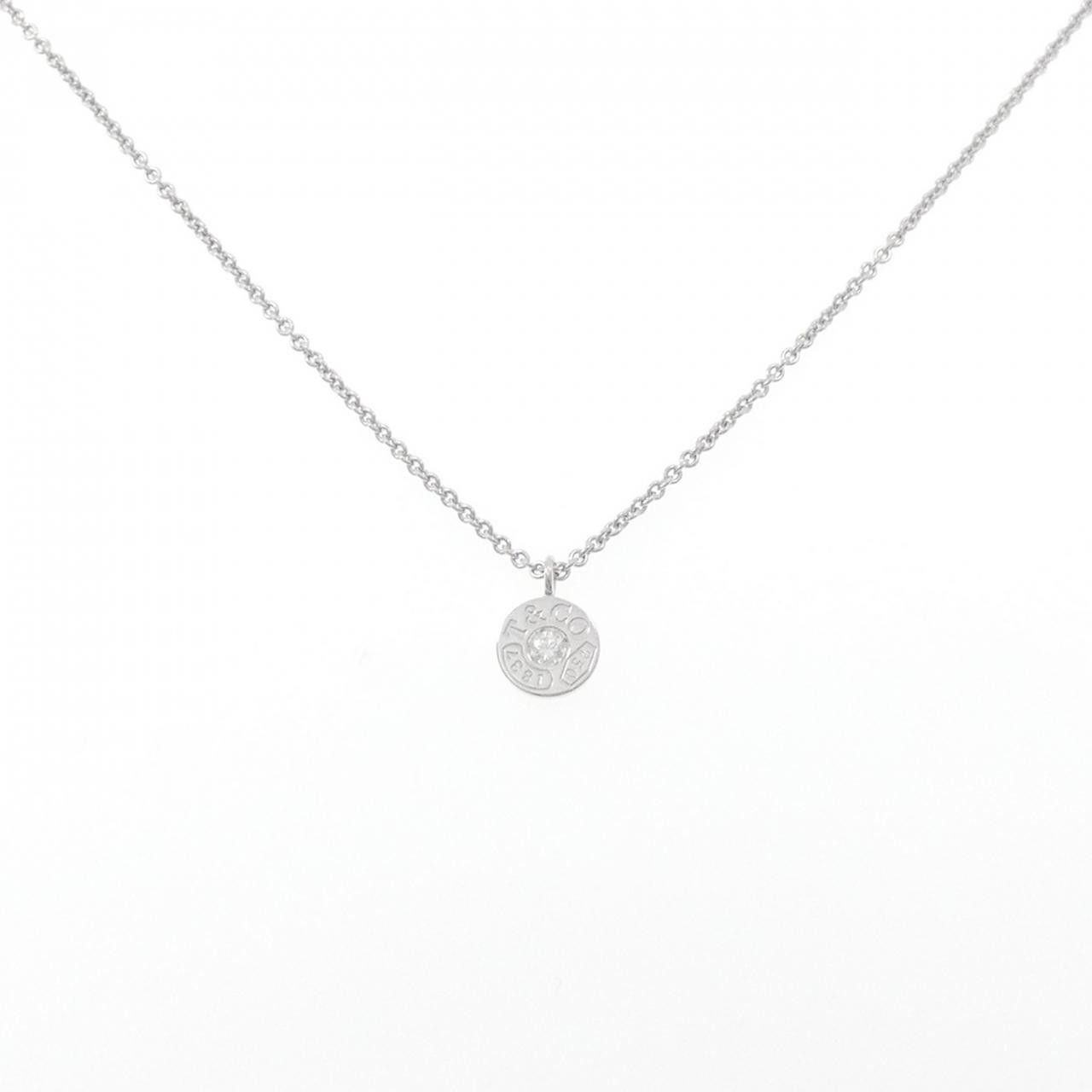 Tiffany & Co. Tiffany & Co. Tiffany 1837 Circle 750 White Gold Diamond Necklace Precious Metal Necklace 60011647 DUTY FREE for USA Size ONE SIZE - 1 Thumbnail