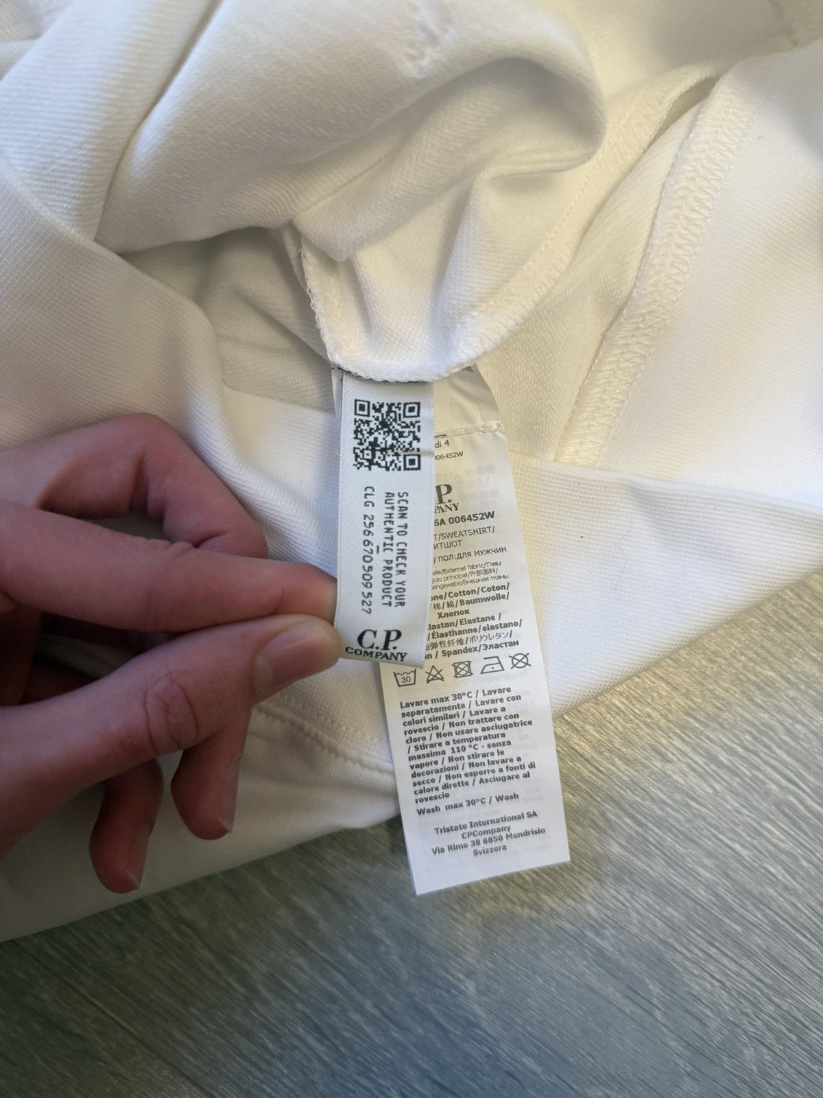C.P. Company CP Company White Basics Pullover Brand New Size XS Hoodie Size US XS / EU 42 / 0 - 6 Thumbnail