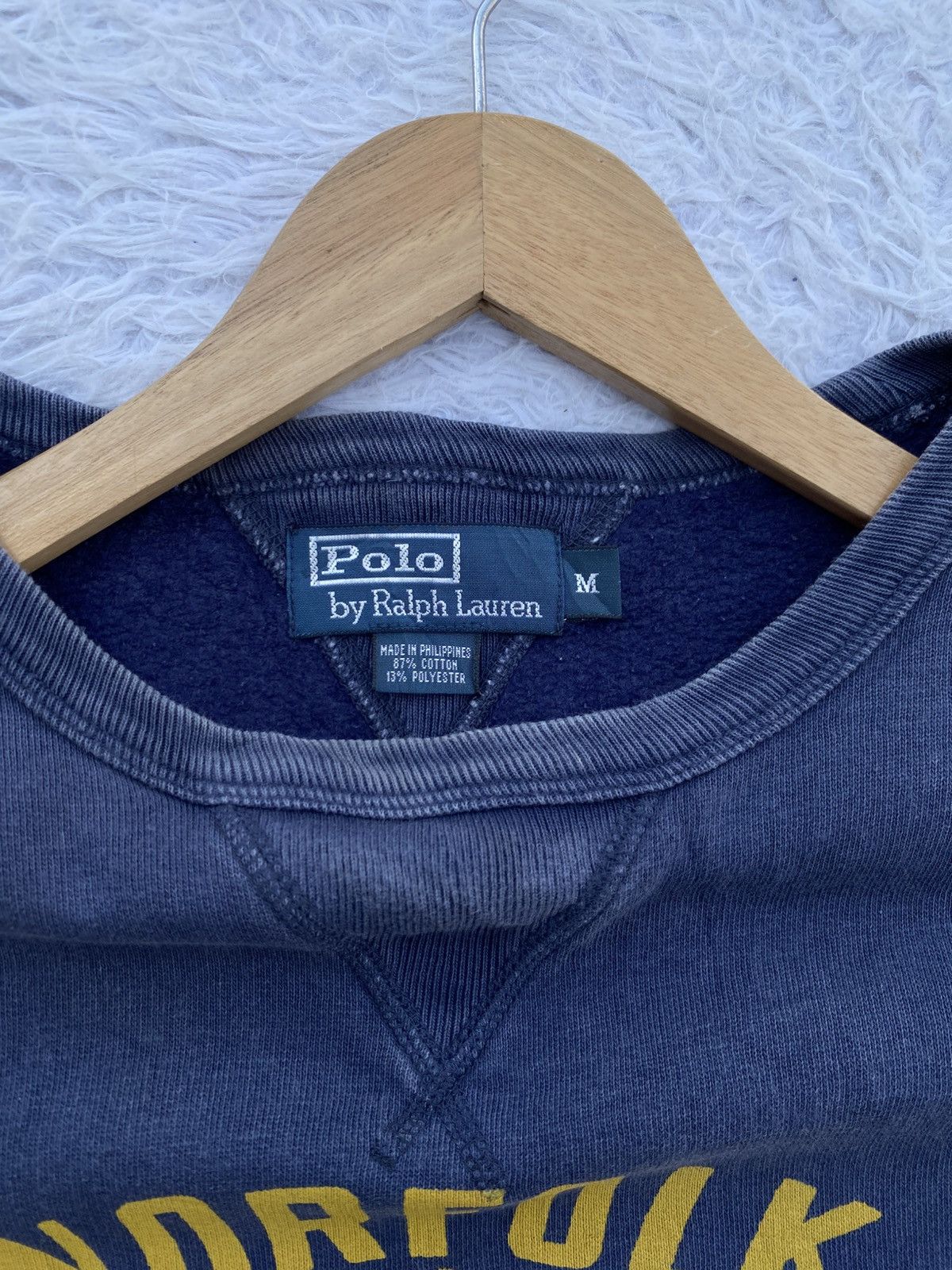 Polo Ralph Lauren Vintage Polo by Ralph Lauren Norfolk Naval Station Sweater Size US M / EU 48-50 / 2 - 8 Thumbnail