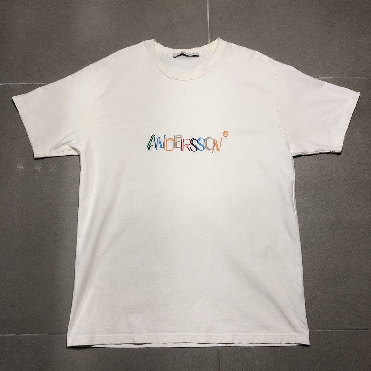 Andersson Bell Andersson Bell Spell-Out Tshirt Size US M / EU 48-50 / 2 - 2 Thumbnail
