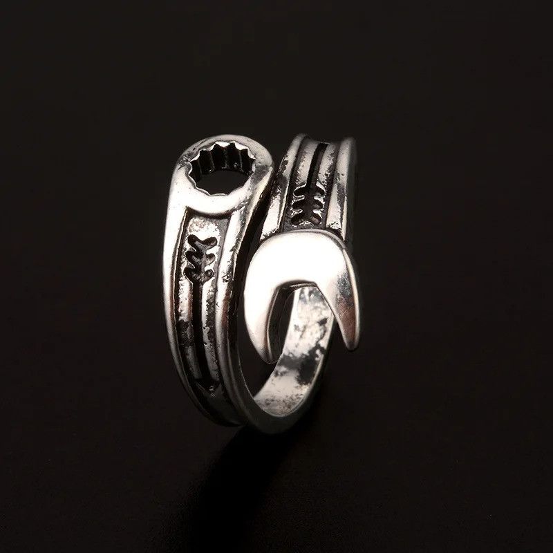 Vintage Retro Wrench Ring Size ONE SIZE - 1 Thumbnail