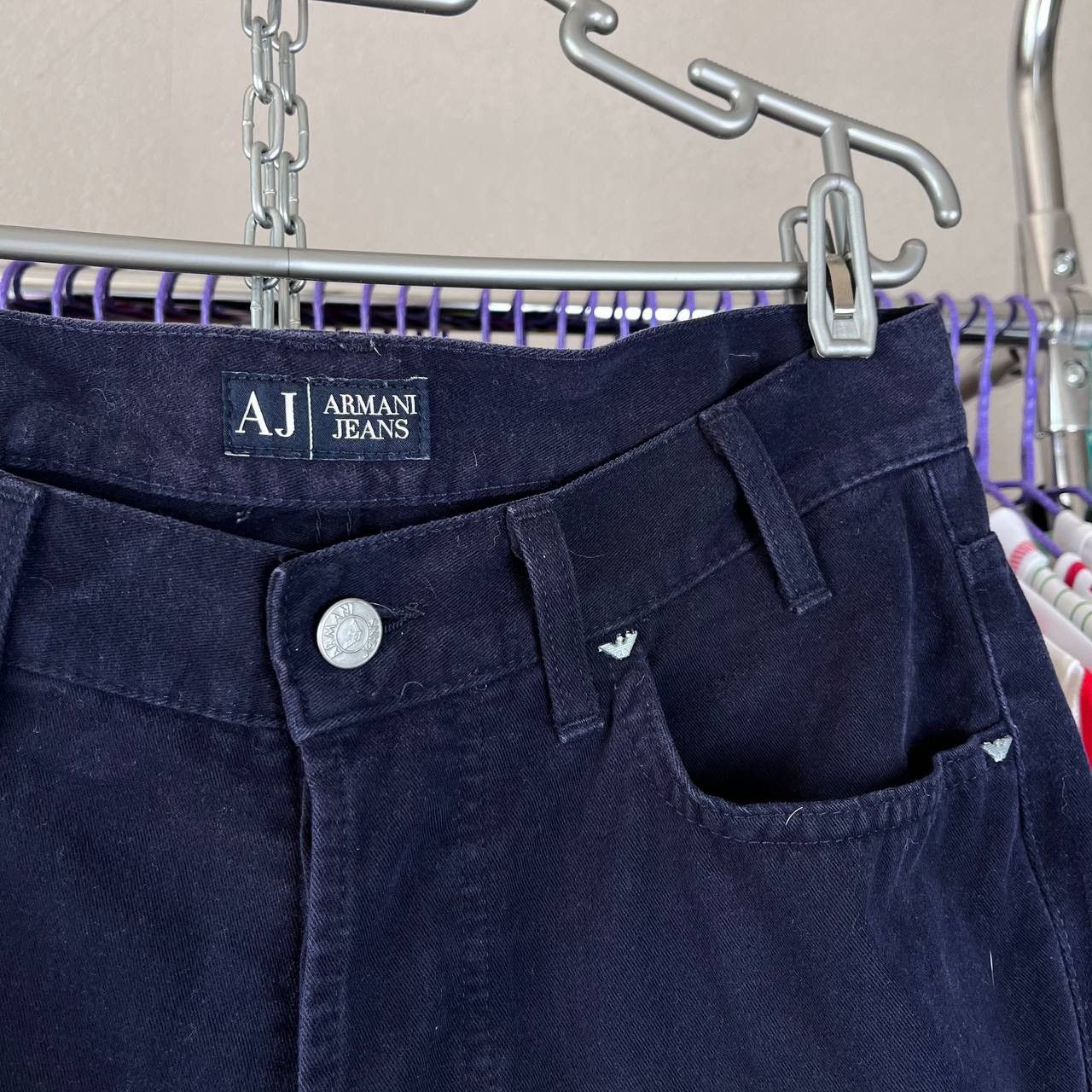 Armani × Designer × Vintage Vintage Armani Jeans Denim Navy Blue Pants Size 32 Size US 32 / EU 48 - 8 Thumbnail