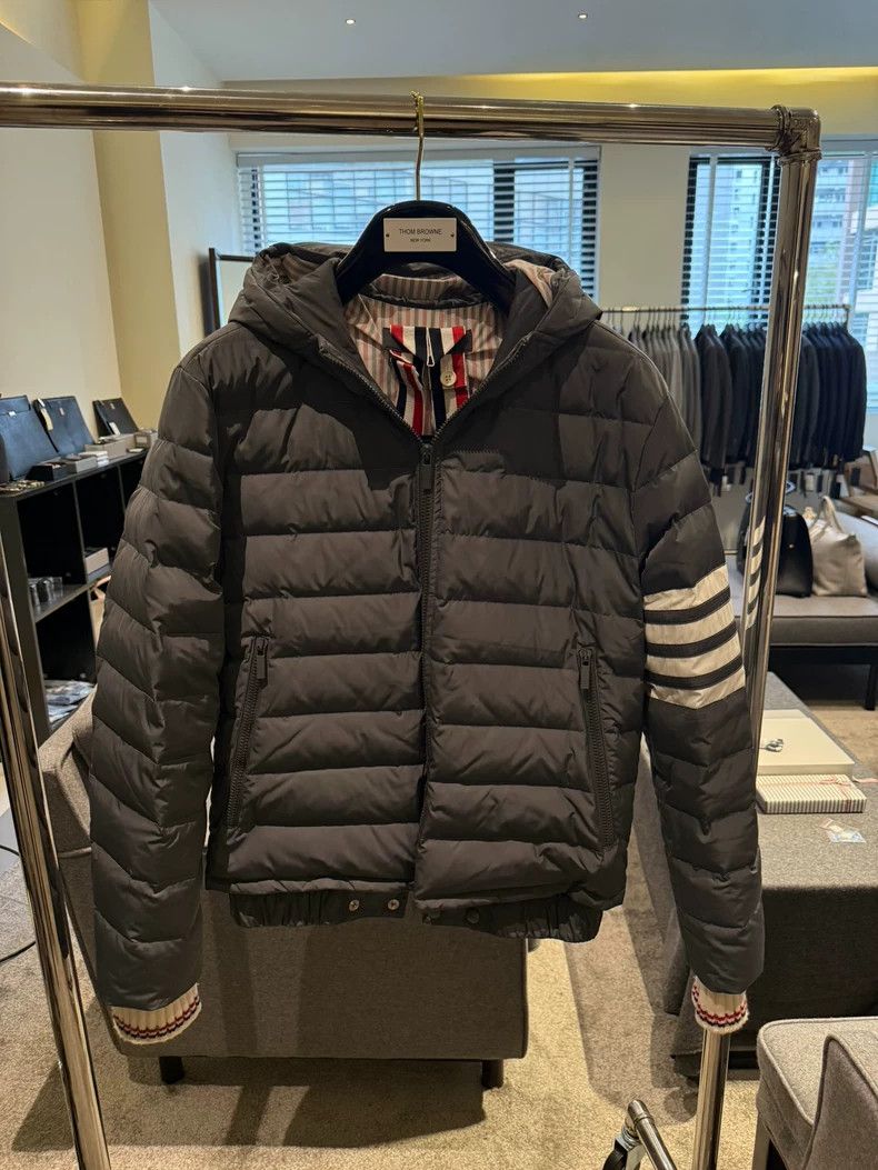 Thom Browne Thom Browne Classic Down Jacket Gray-dmc Size US XS / EU 42 / 0 - 1 Thumbnail