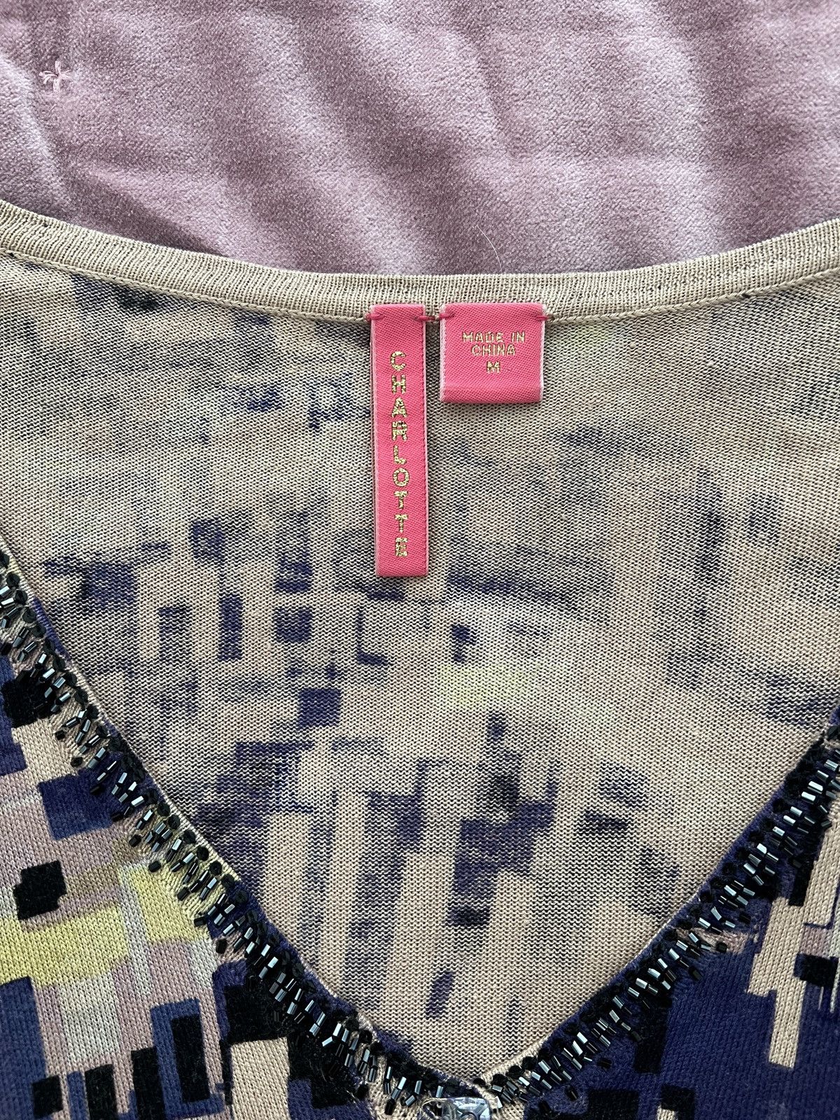 Other Charlotte Tarantola Women's Silk And Cashmere Cardigan Size M / US 6-8 / IT 42-44 - 3 Thumbnail