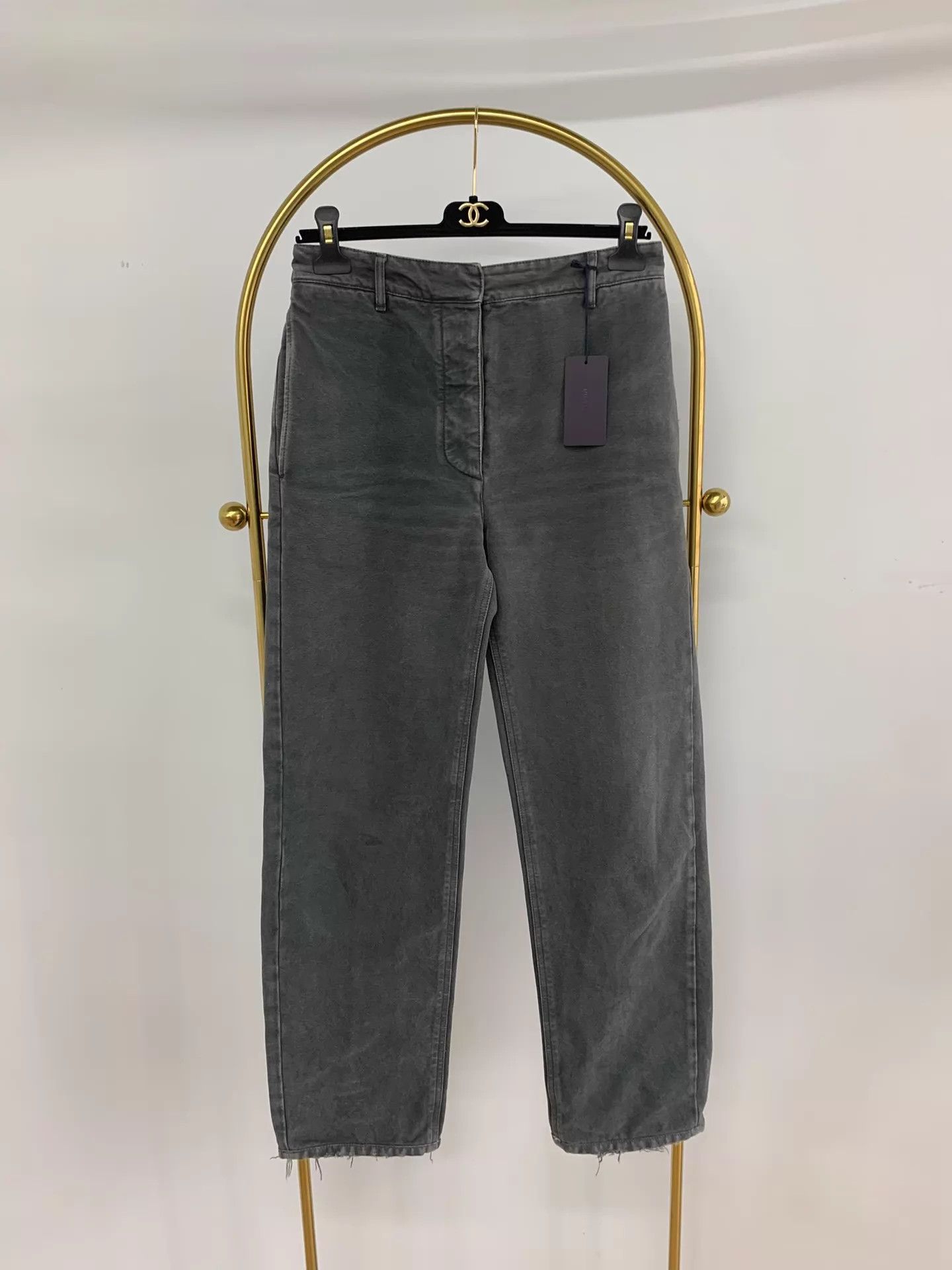Prada Prada Gray Denim Jeans Size 36 (New) Size 25" / US 0 / IT 36 - 1 Thumbnail