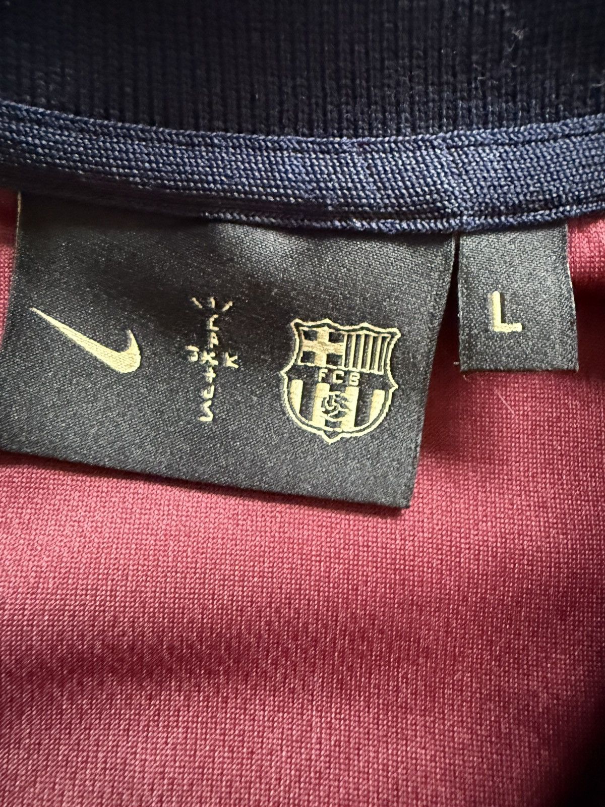 Nike × Travis Scott CJ X NIKE X FC BARCELONA RETRO 2000/01 HOME SKELETON JERSEY Size US L / EU 52-54 / 3 - 3 Thumbnail