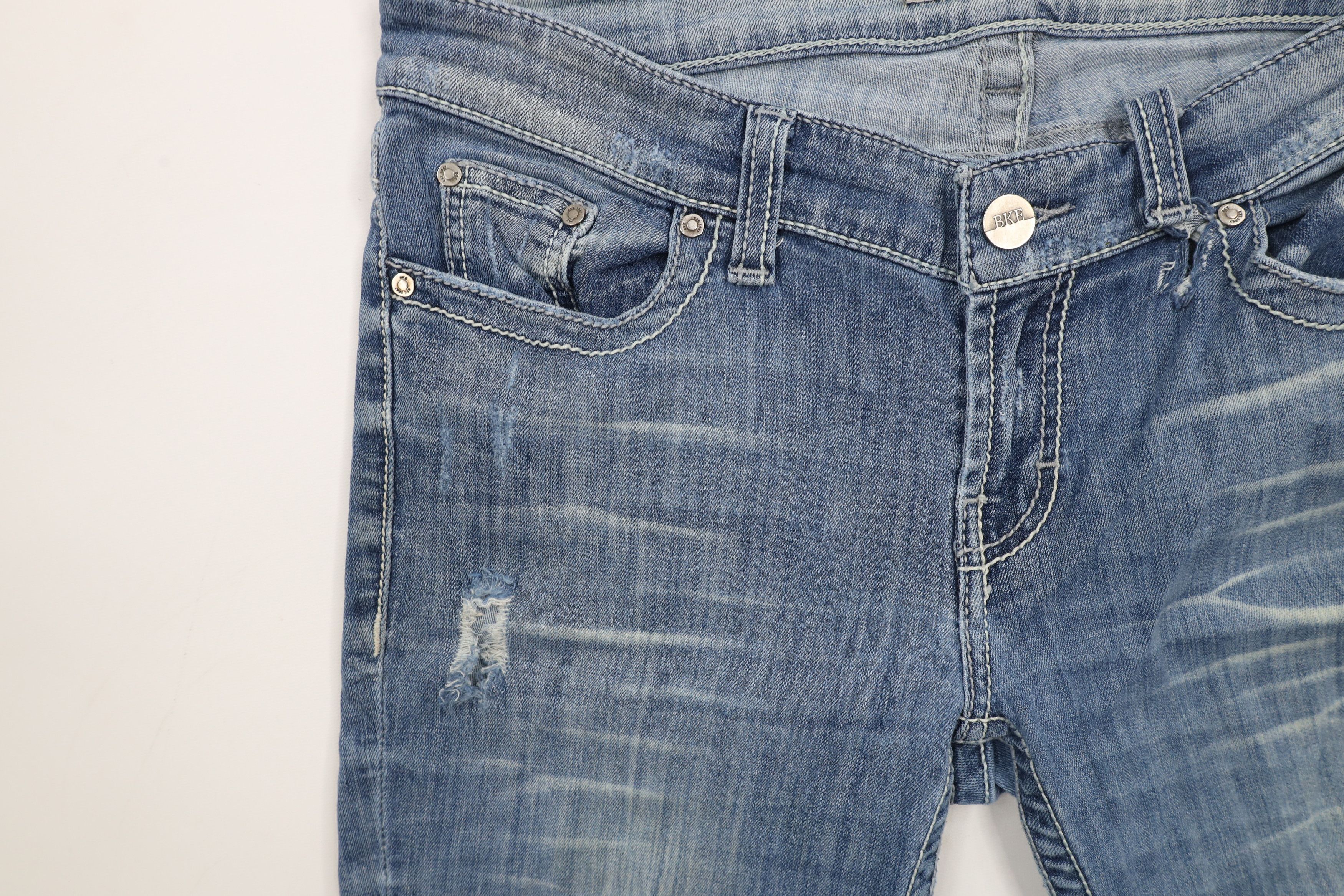 Vintage Buckle BKE Sabrina Stretch Flared Bootcut Denim Jeans Blue Size 31" - 8 Thumbnail