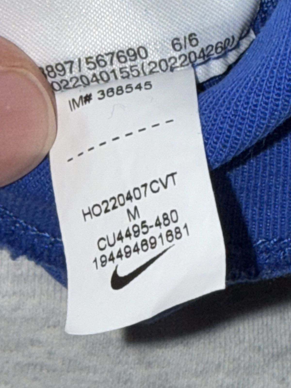 Nike NIKE TECH FLEECE SWEAT PANTS BLUE Size US 32 / EU 48 - 6 Thumbnail