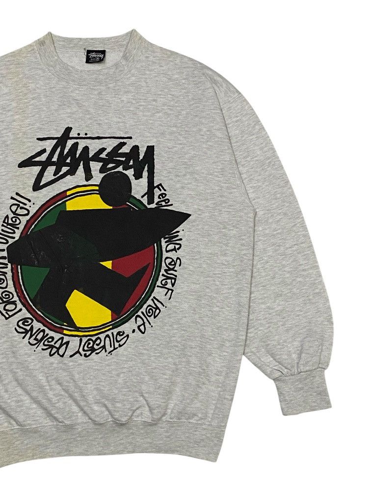 Stussy × Vintage Vintage Stussy Rasta Sweatshirt Size US M / EU 48-50 / 2 - 5 Thumbnail