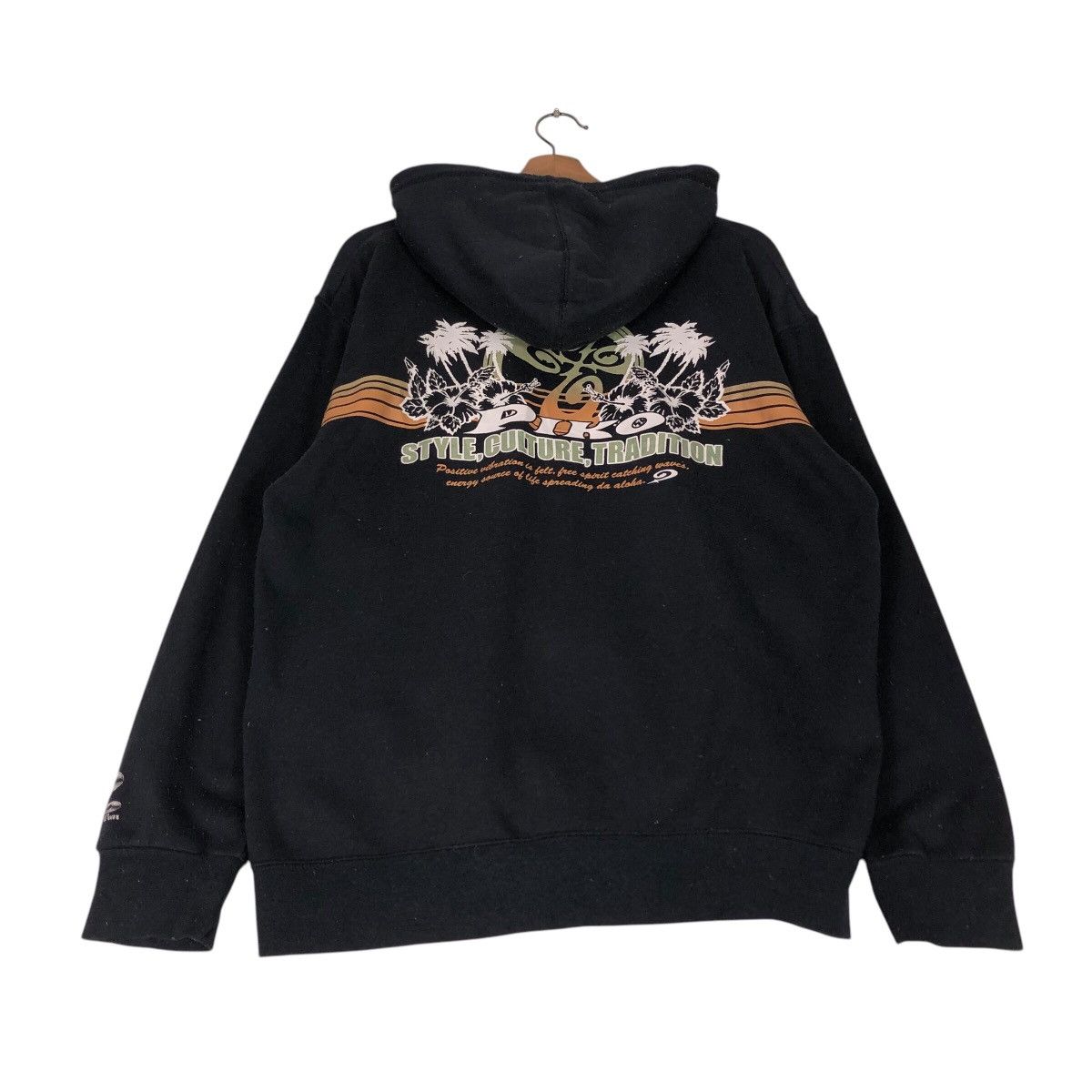 Japanese Brand × Vintage 📌Vintage Zipper Hoodie Sweater Piko Hawaii Big Logo Size US L / EU 52-54 / 3 - 9 Thumbnail