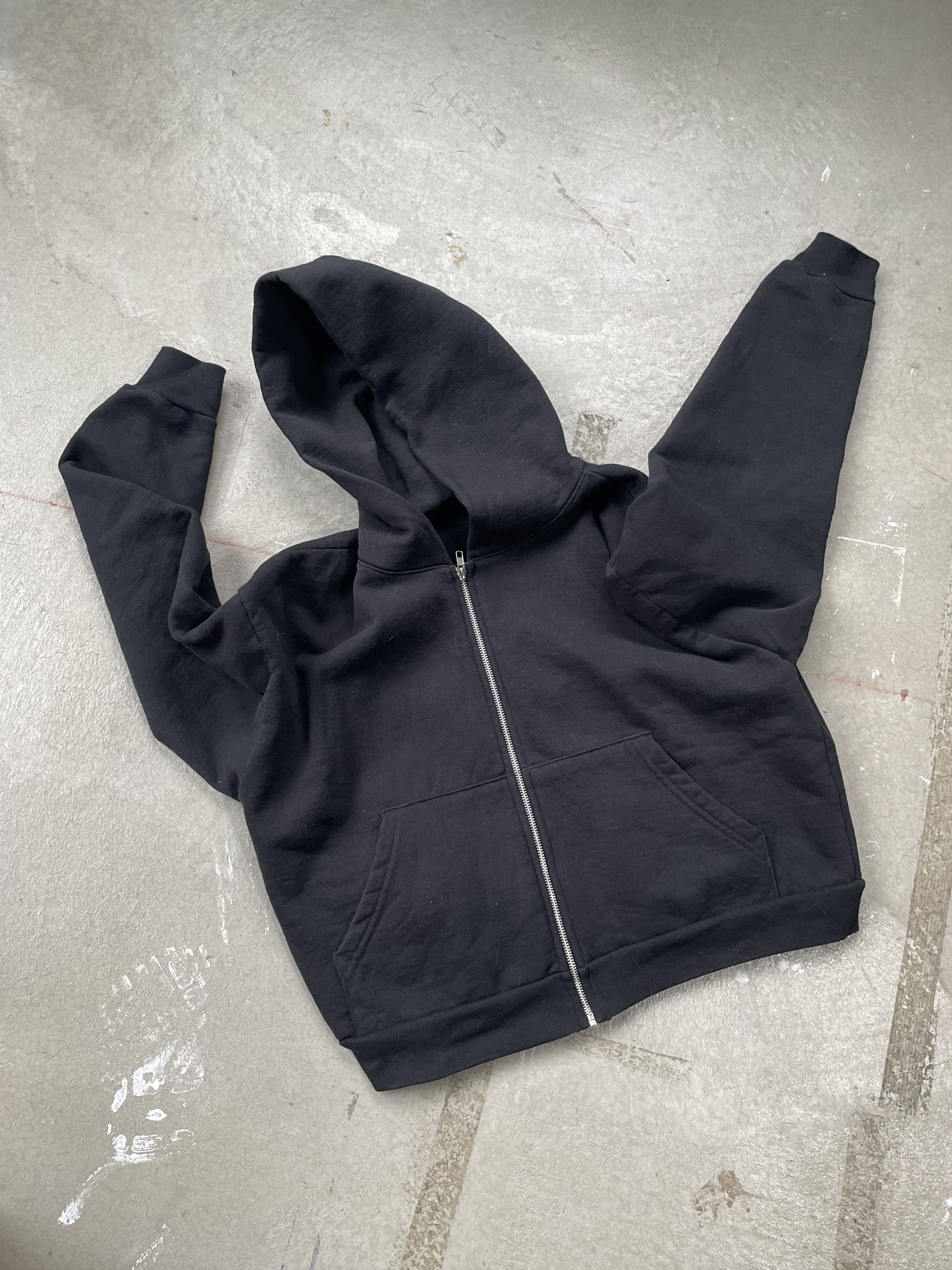 HF16 - Heavy Fleece Cropped Zip-Up Hoodie (Piece Dye) – Los