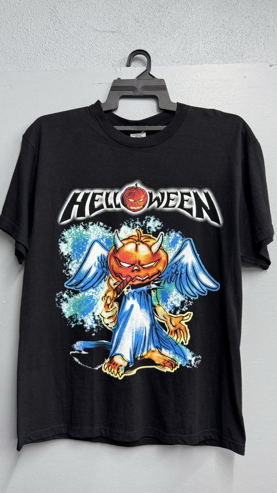 Band Tees × Vintage Vintage Helloween tee Size US L / EU 52-54 / 3 - 1 Thumbnail