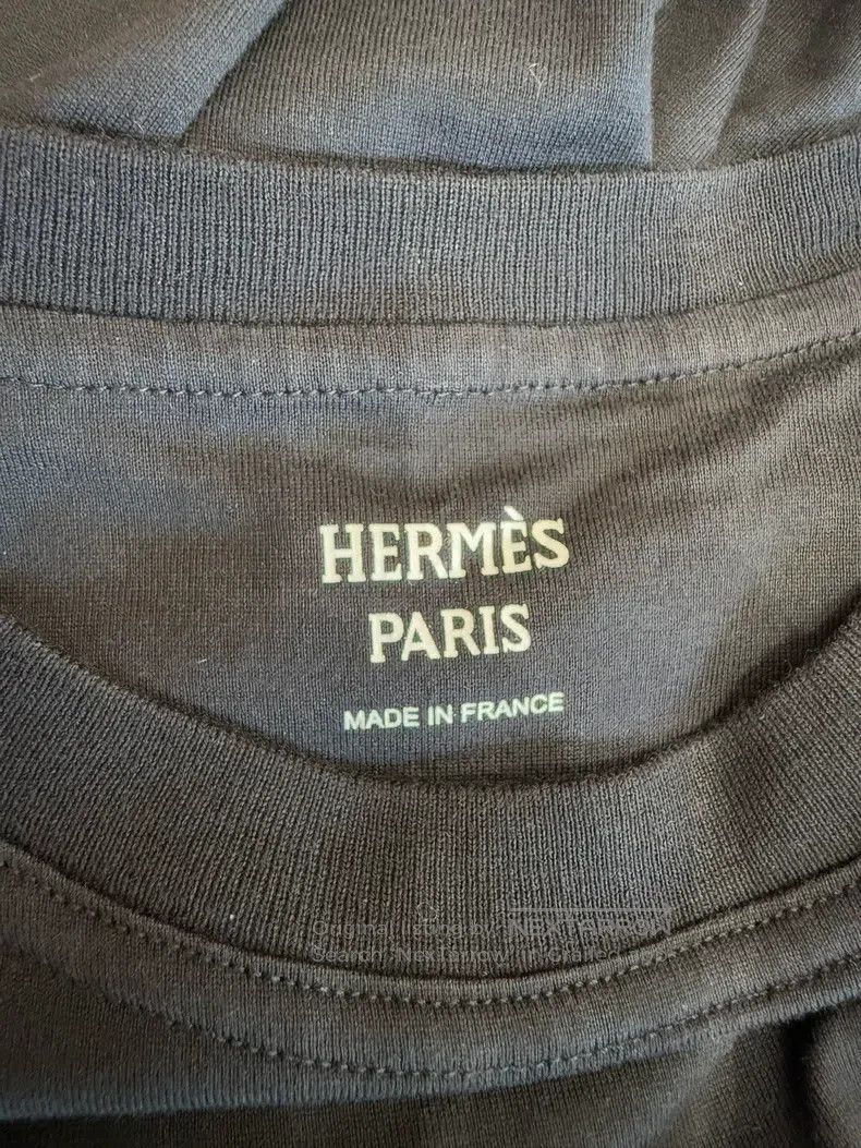 Hermes Hermes Black dress with chest H-letter chain embroidery Size XS / US 0-2 / IT 36-38 - 5 Thumbnail