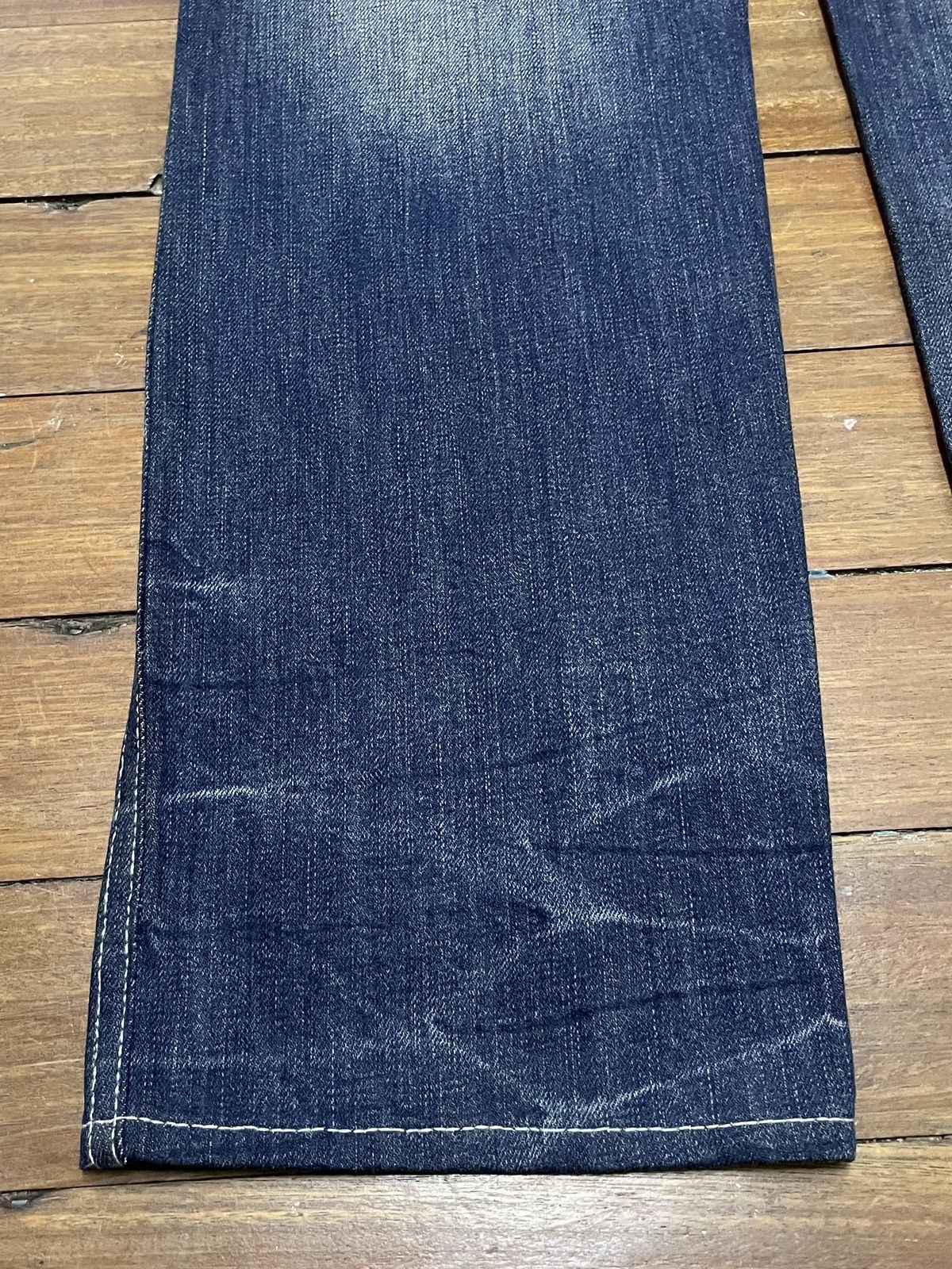 If Six Was Nine Rare Design Vintage Japanese Brand Sukajan Jeans 1990s Size US 30 / EU 46 - 7 Thumbnail