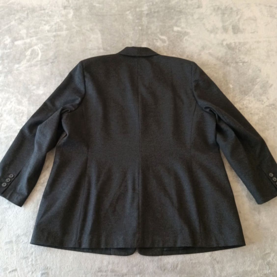 Lands' End Lands' End Blazer Jacket Womens Plus Size 20W Gray Wool Cashmere Lined Single-Breasted Notch Lapel Suit Jacket Size 3XL / US 20-22 - 2 Thumbnail