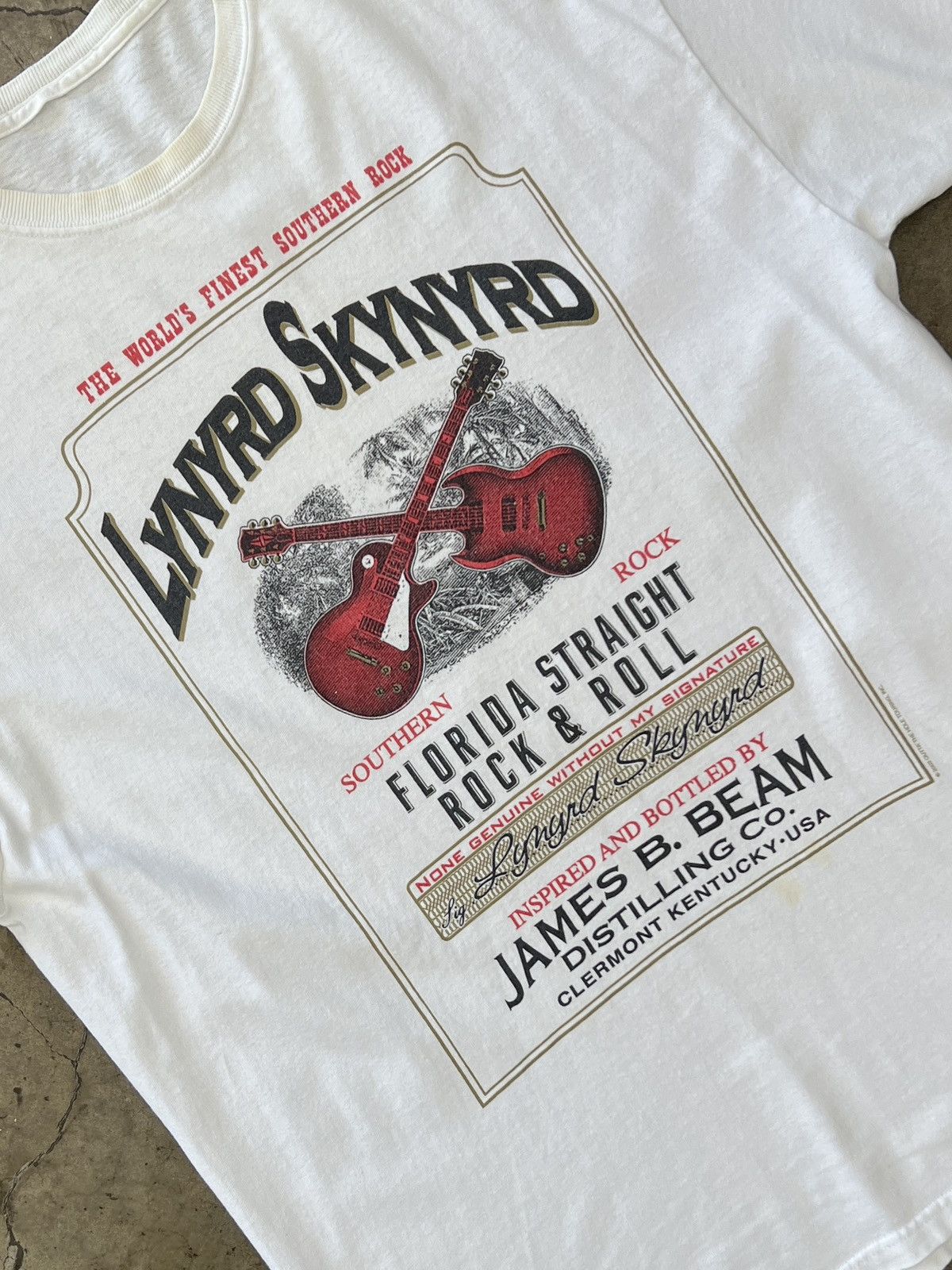 Band Tees Vintage 2003 Lynyrd Skynyrd James Beam Band Tee Large Size US L / EU 52-54 / 3 - 1 Thumbnail