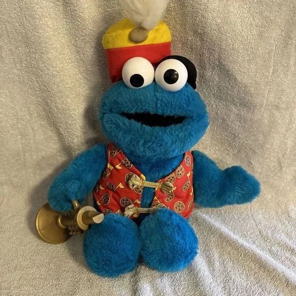 Other Tyco 1999 Trumpet Playing Cookie Monster Plush Sesame Size XS / US 0-2 / IT 36-38 - 1 Thumbnail