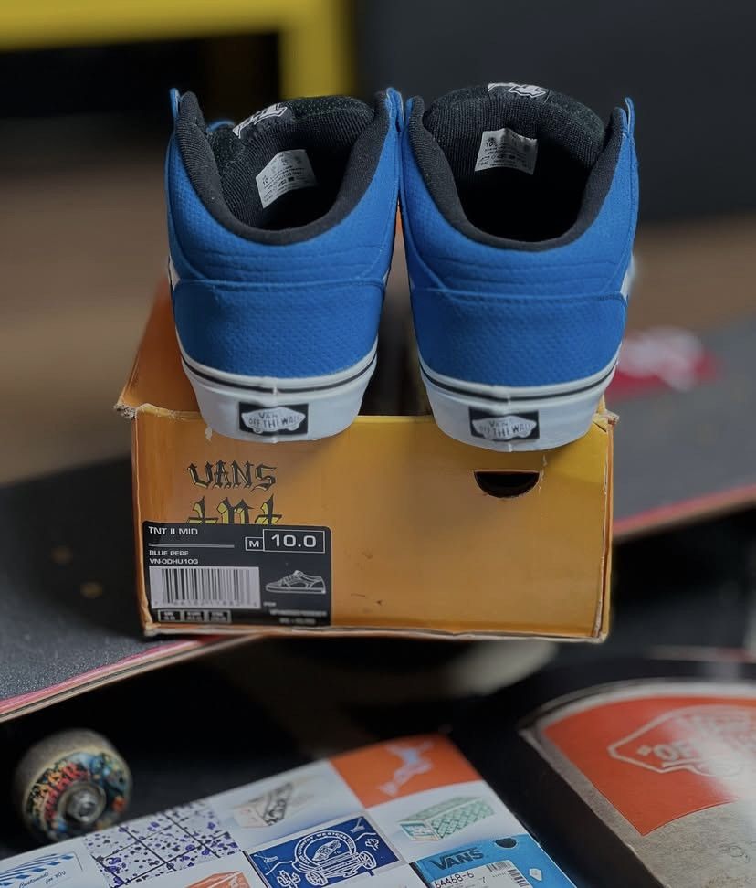 Vans Vintage Vans TNT 2 MID Blue Size US 10 / EU 43 - 2 Thumbnail