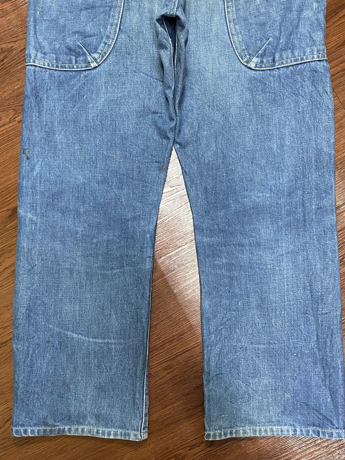 Japanese Brand Vintage Japanese Brands Checker Pocket Loose Jeans Size US 32 / EU 48 - 6 Thumbnail