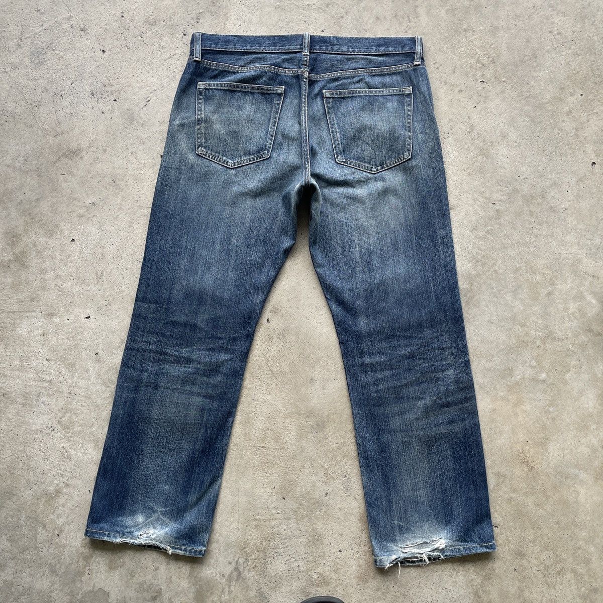 Japanese Brand Vintage Japanese UJ Faded Denim Jeans Pants W36x29 Size US 36 / EU 52 - 12 Thumbnail