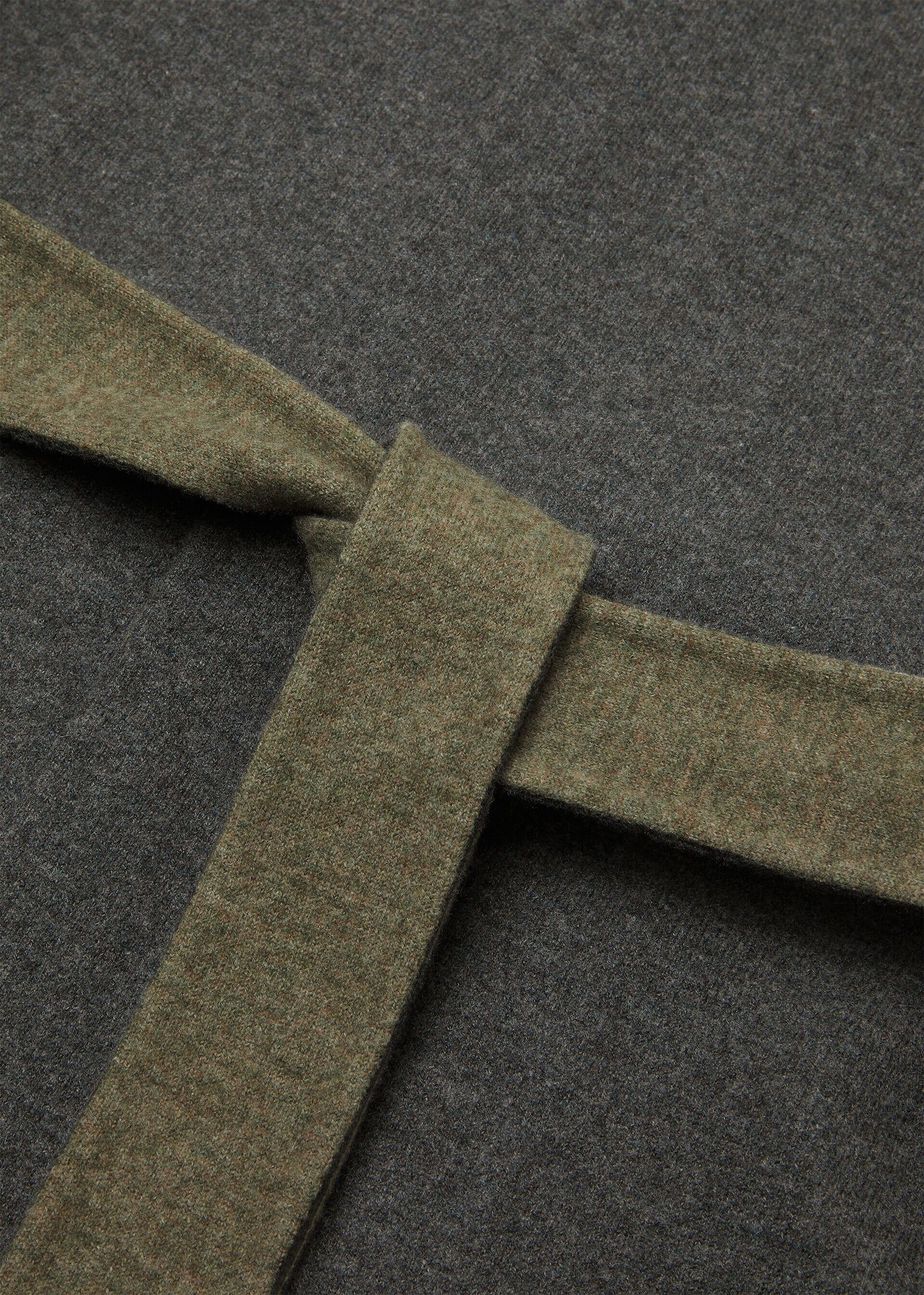Loro Piana os11x0326 FAQ5813 Romy Coat in Grey/Sage Green Size L / US 10 / IT 46 - 7 Thumbnail