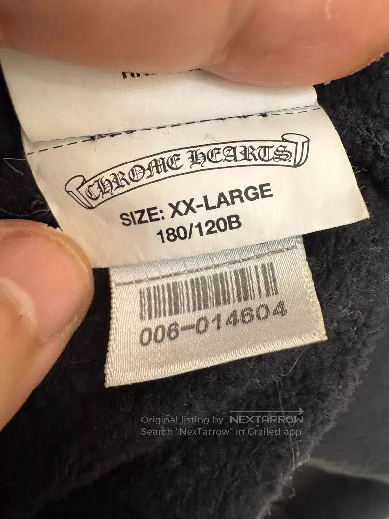 Chrome Hearts CHROME HEARTS Size 2XL Scroll-shaped crucifix zip-up hoodie Size US XXL / EU 58 / 5 - 6 Thumbnail