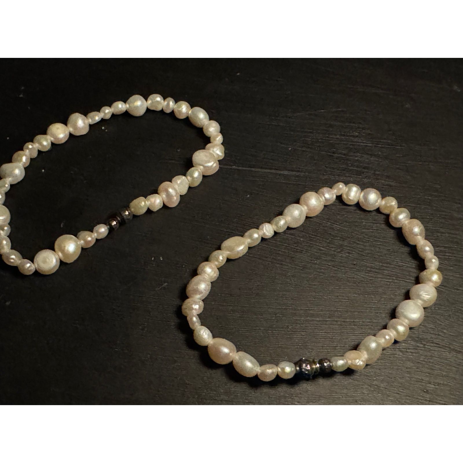 Other Vintage Silpada Freshwater Pearl Stretch Bracelets (pair) Size ONE SIZE - 1 Thumbnail