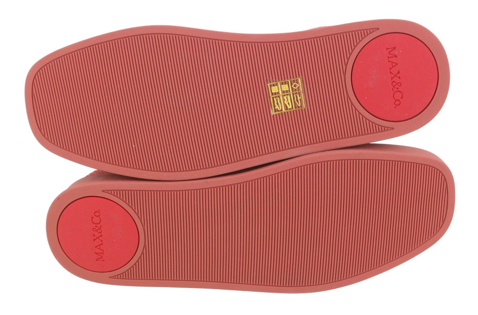 MAX&Co. EU38 Brick Red Textured Slip Square Sole Toe 88724 Size US 7 / IT 37 - 8 Thumbnail