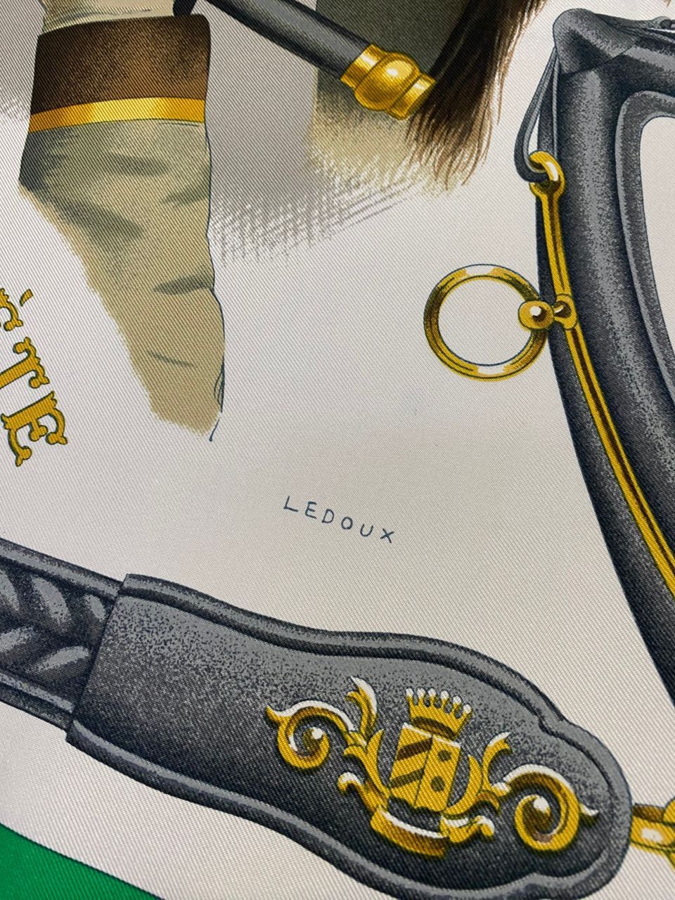 Hermes Hermes Silk Scarf By Created Phillipe Ledoux Hand Rolled Size ONE SIZE - 13 Thumbnail