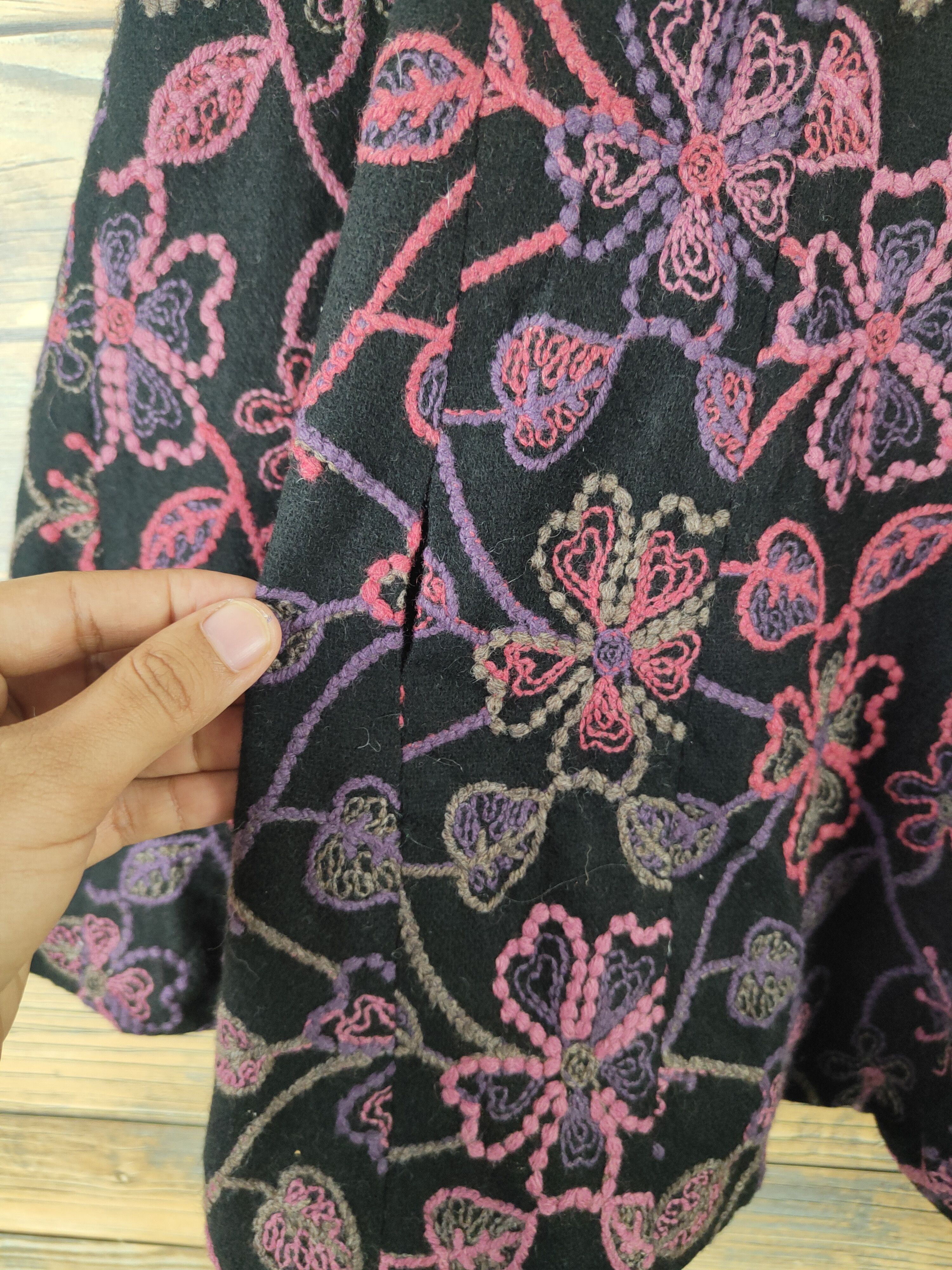 Japanese Brand × Vintage Joli & Grondall Black Pink Midi Skirts #W1755 Size 26" / US 2 / IT 38 - 4 Thumbnail