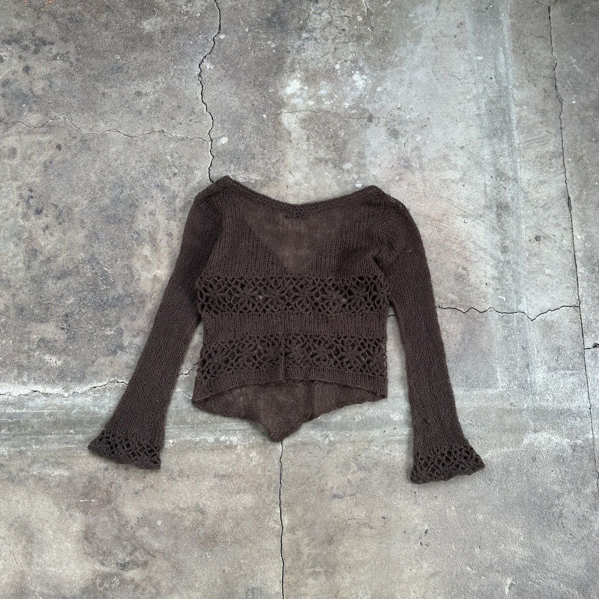 Japanese Brand × Vintage Vintage Japanese Easy Wear Wool Knit Sweater Size XS / US 0-2 / IT 36-38 - 2 Thumbnail