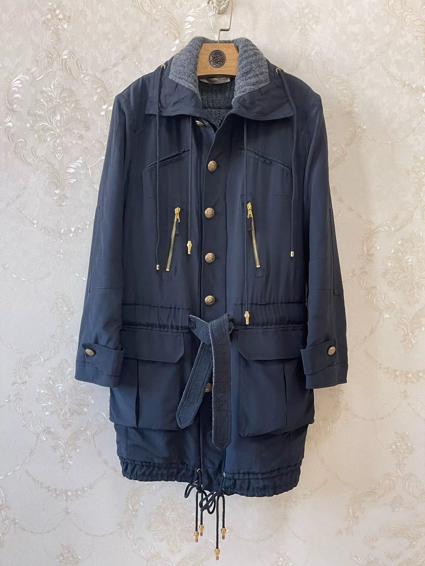 Balenciaga Balenciaga AW14 Wool Coat in Blue | Grailed