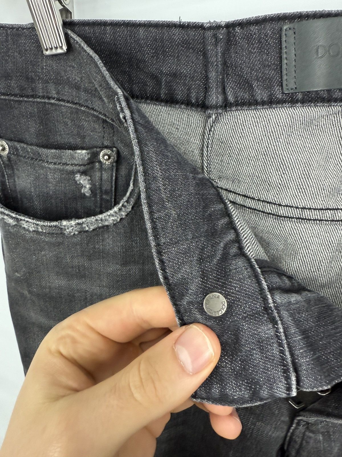 Dolce & Gabbana 🇮🇹 Y2K Dolce Gabbana Milano Italia Jeans Denim Made in Italy Size US 34 / EU 50 - 13 Thumbnail