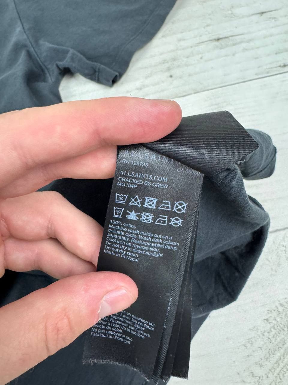 Allsaints Allsaints Cracked Crew T-Shirt Size US S / EU 44-46 / 1 - 8 Thumbnail