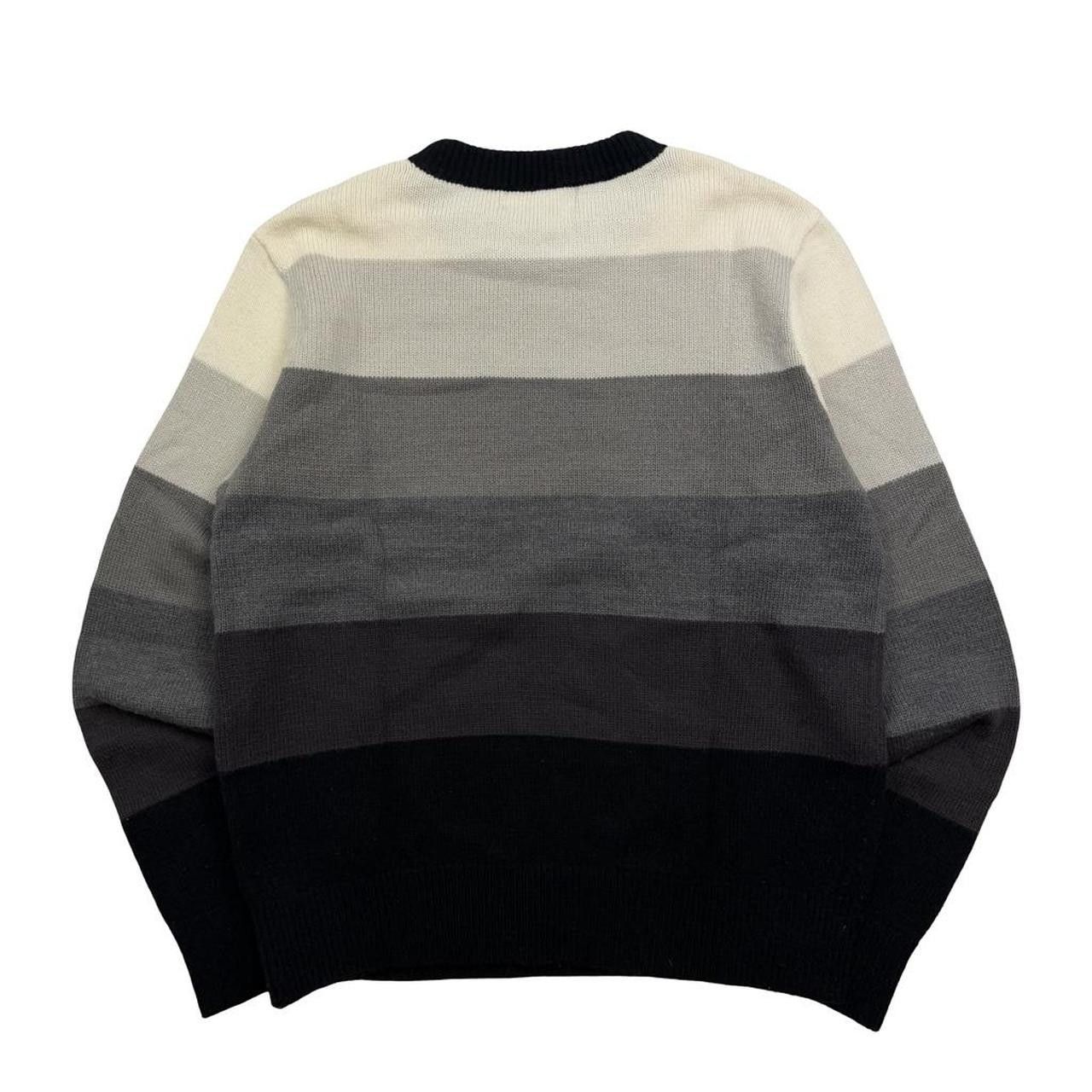 Bape Vintage Bape Striped Gradient Knit Sweatshirt - Extra Small Size US XS / EU 42 / 0 - 2 Thumbnail