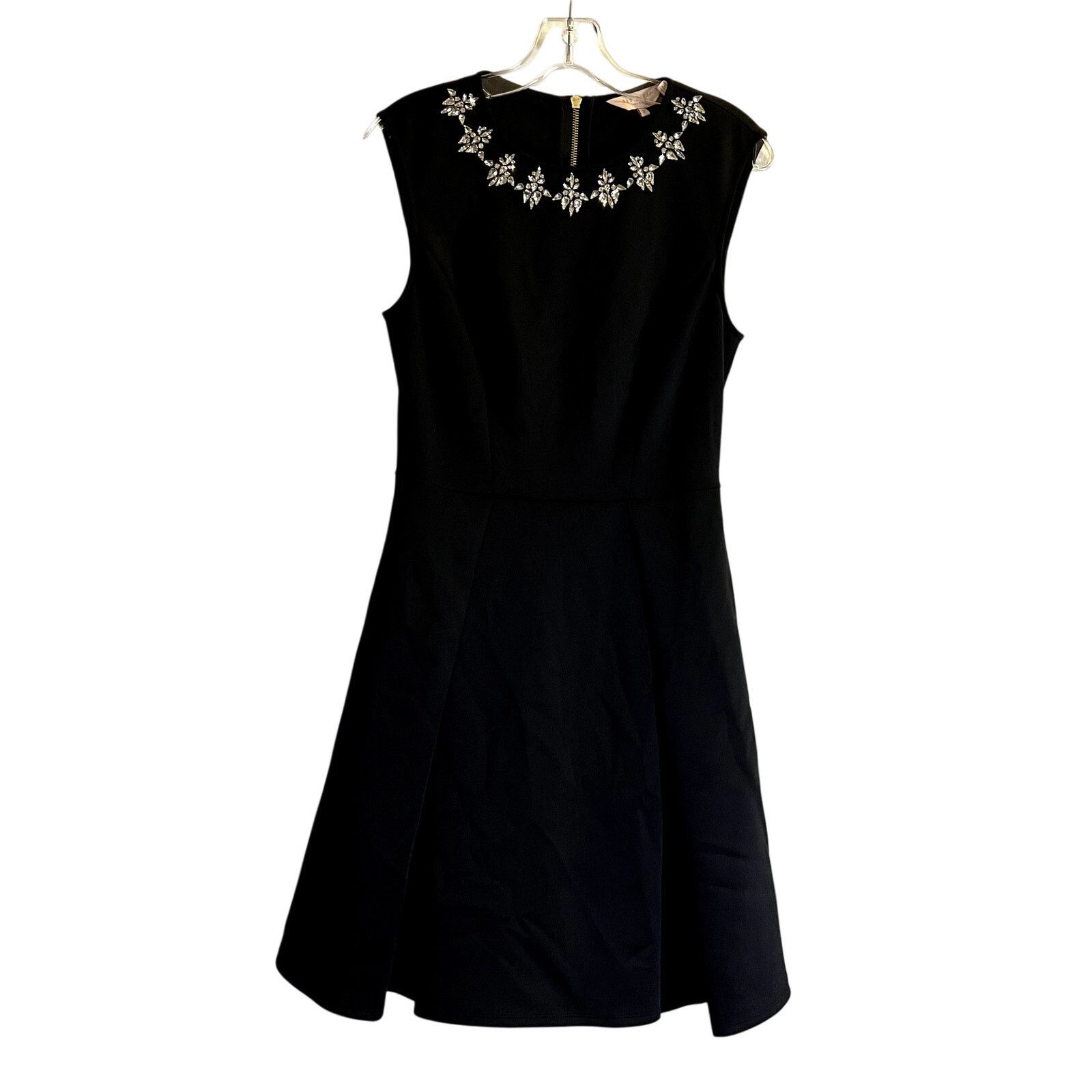 Ted Baker Ted Baker Joone Skater Bejeweled Sleeveless Mini Black Dress Size S / US 4 / IT 40 - 3 Thumbnail