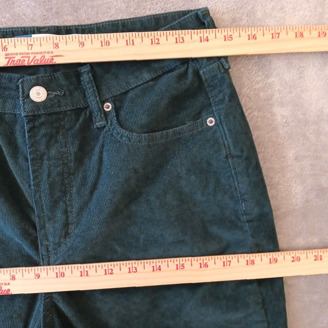 Old Navy **GREEN ANKLE PANTS OLD NAVY WOMENS SIZE 6 HIGH RISE CORDUROY** User: GREEN ANKLE PANTS OLD NAVY WOMENS SIZE 6 HIGH RISE CORDUROY Size 28" / US 6 / IT 42 - 2 Thumbnail