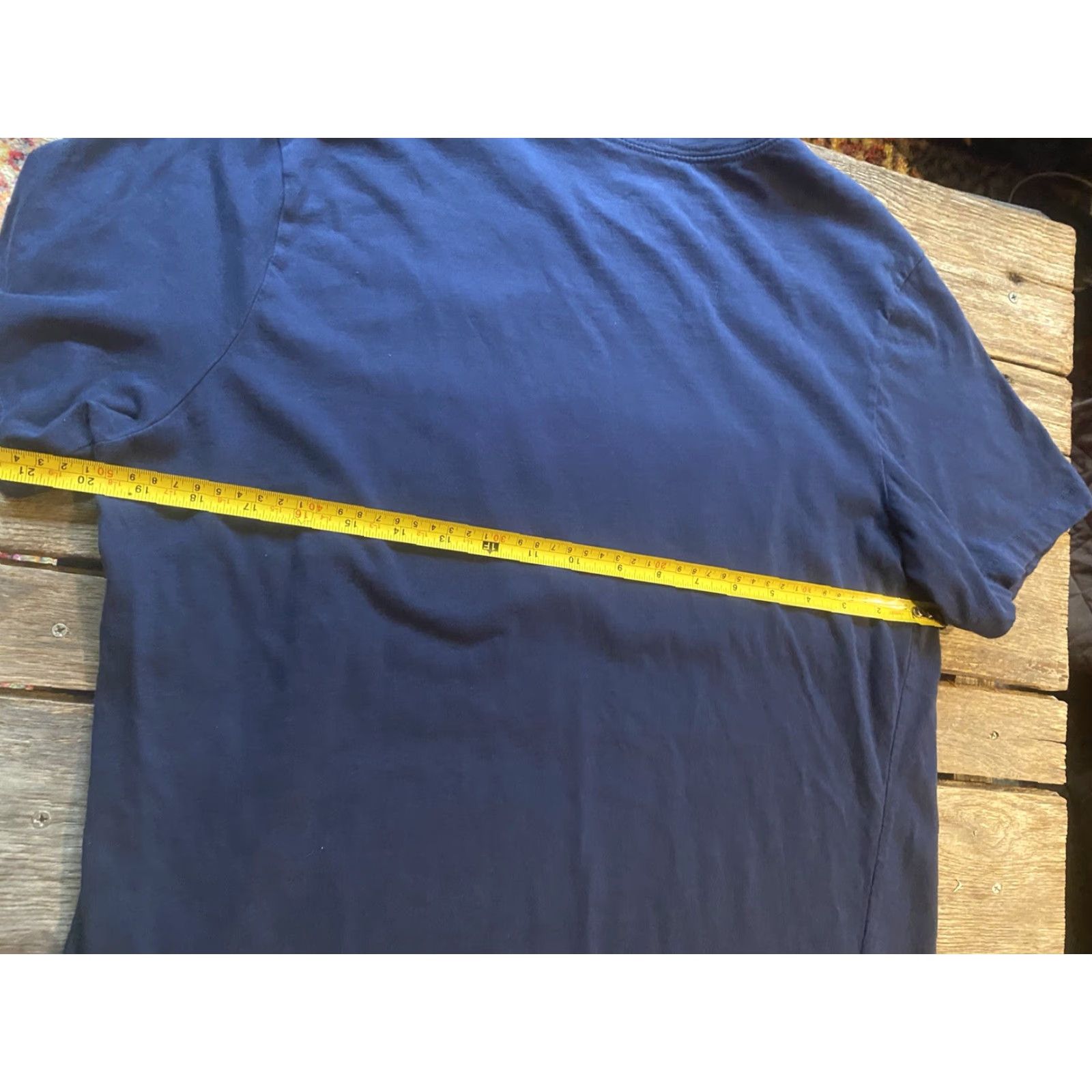 Nike Nike Air T-Shirt Men L Dark Blue Retro Logo Shirt Tee Athletic Fit Short Sleeve Crew Neck Logo 90s? Size US L / EU 52-54 / 3 - 5 Thumbnail