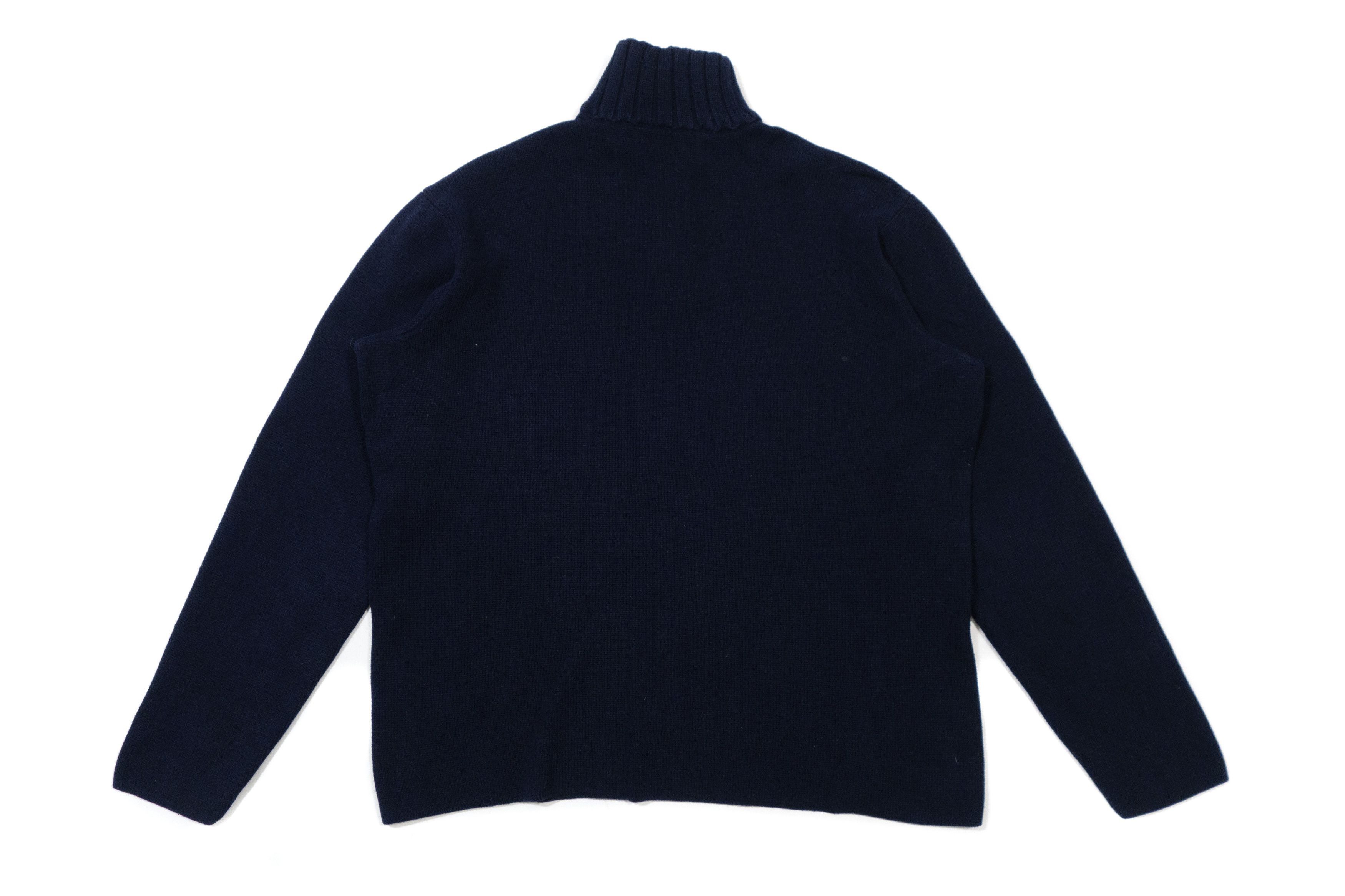 Polo Ralph Lauren 90s Polo Sport Ralph Lauren 1/4 Zip Knit High Neck Sweater Size US L / EU 52-54 / 3 - 2 Thumbnail