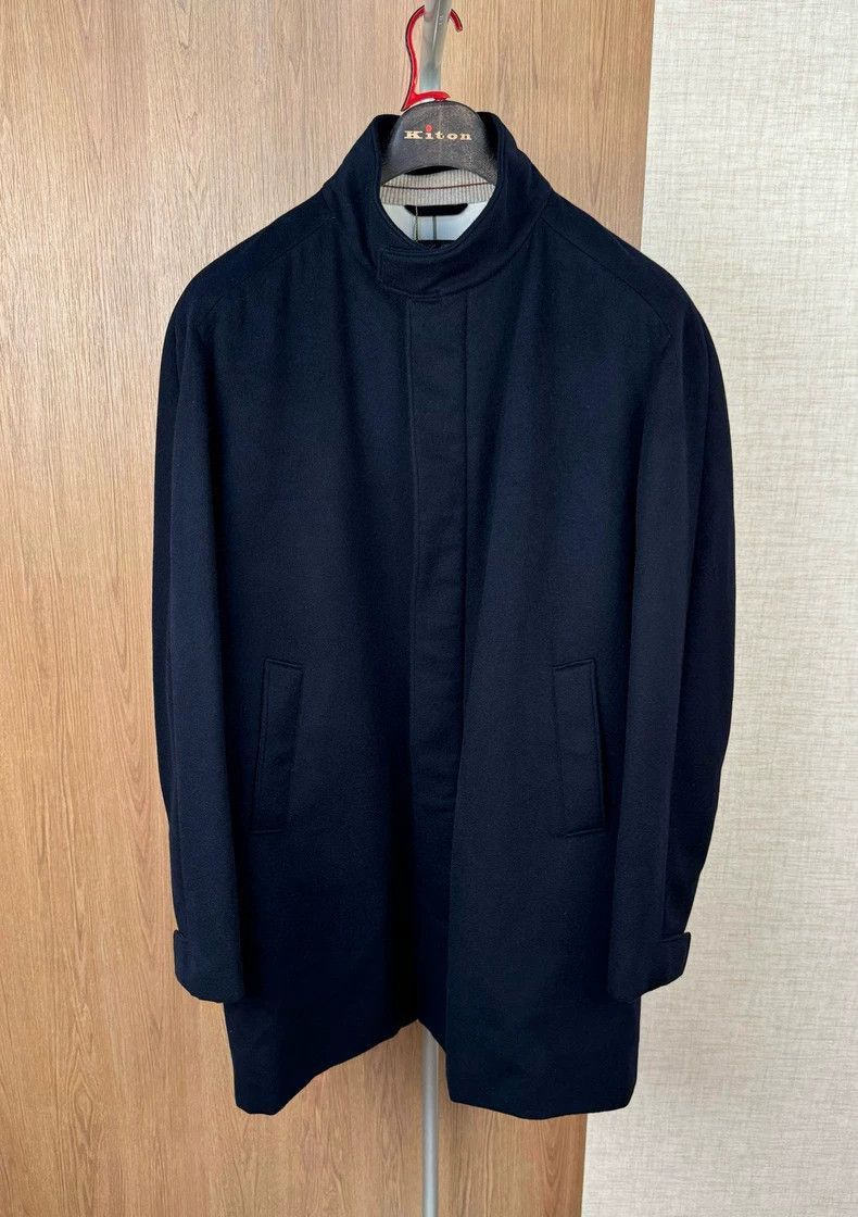Other Loro Piana Navy Cashmere Coat-2508 Size US M / EU 48-50 / 2 - 4 Thumbnail